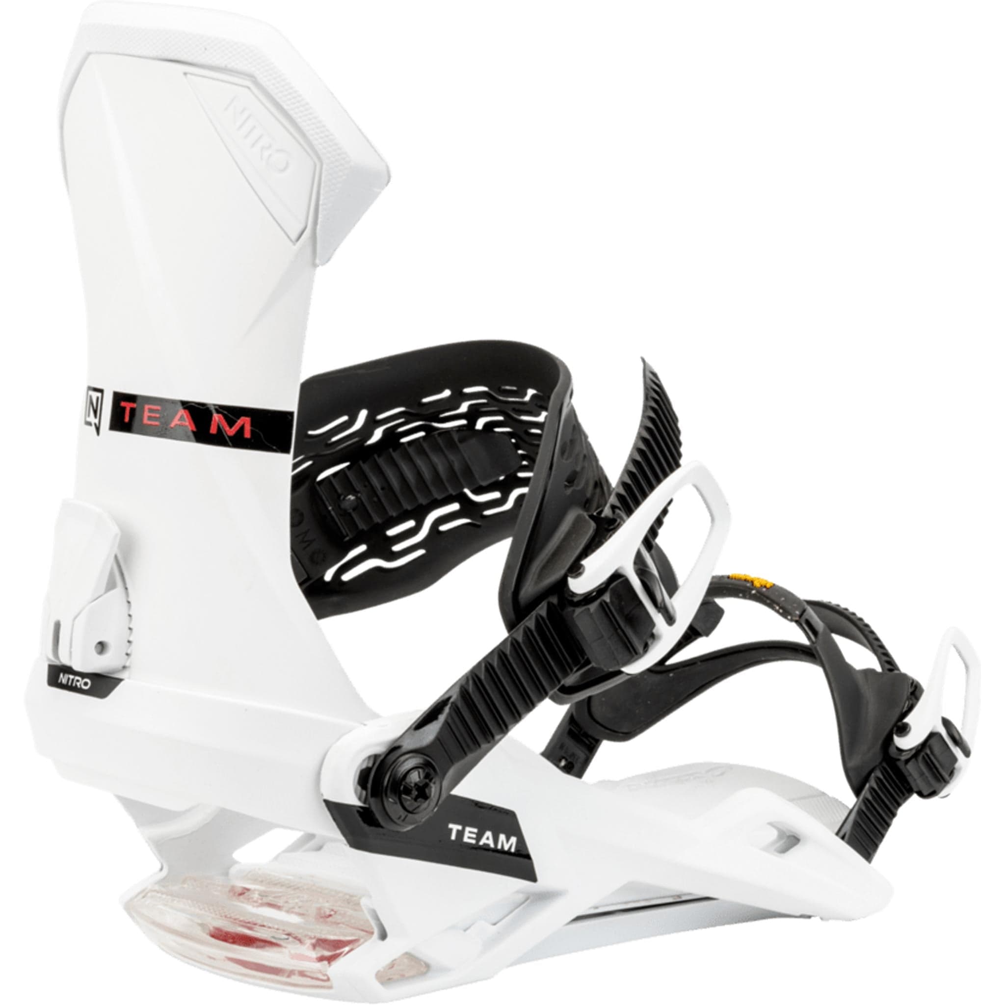 Nitro Team Snowboard Binding White 2025 Mens Bindings