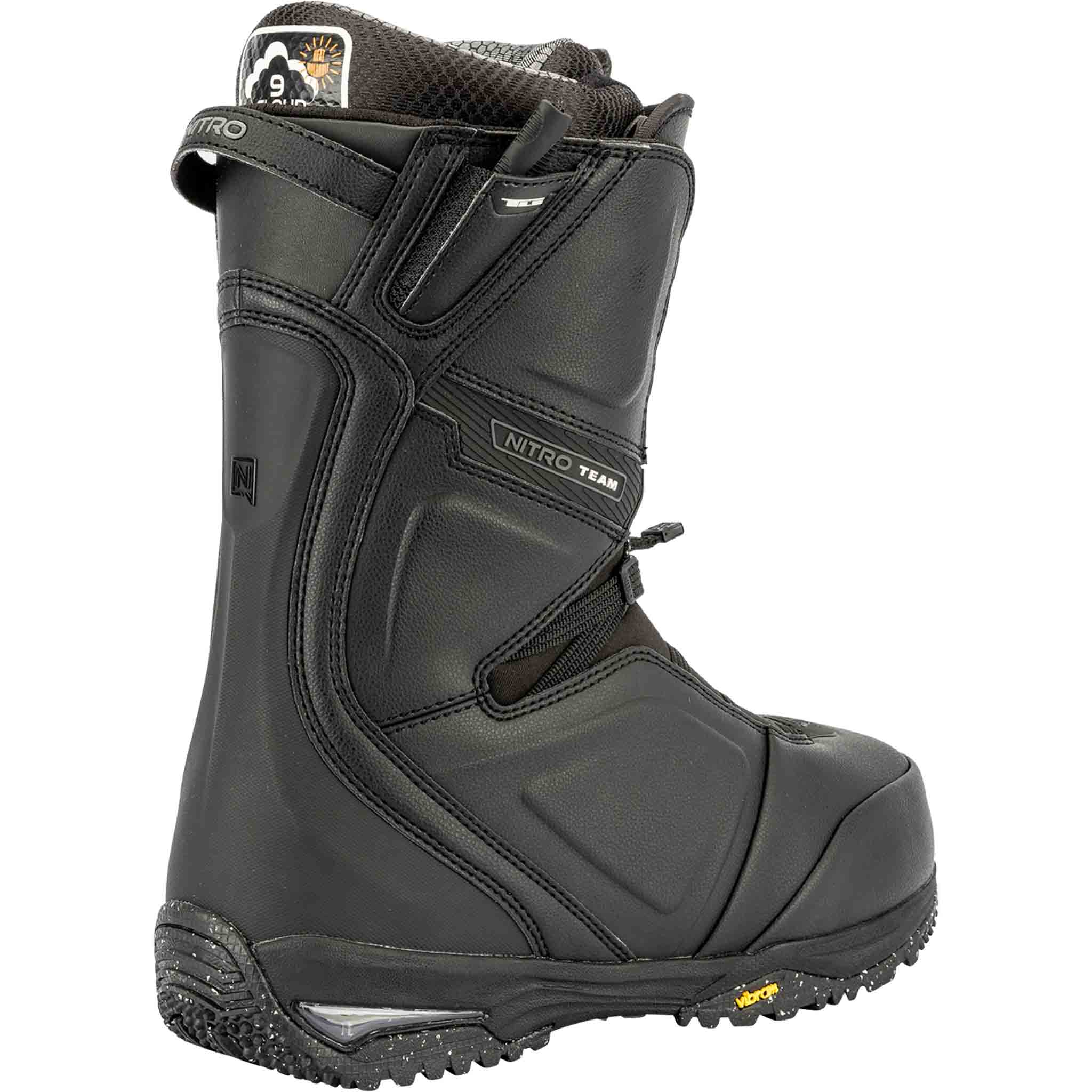 Nitro Team TLS Snowboard Boot Black 2026 Mens Snowboard Boots