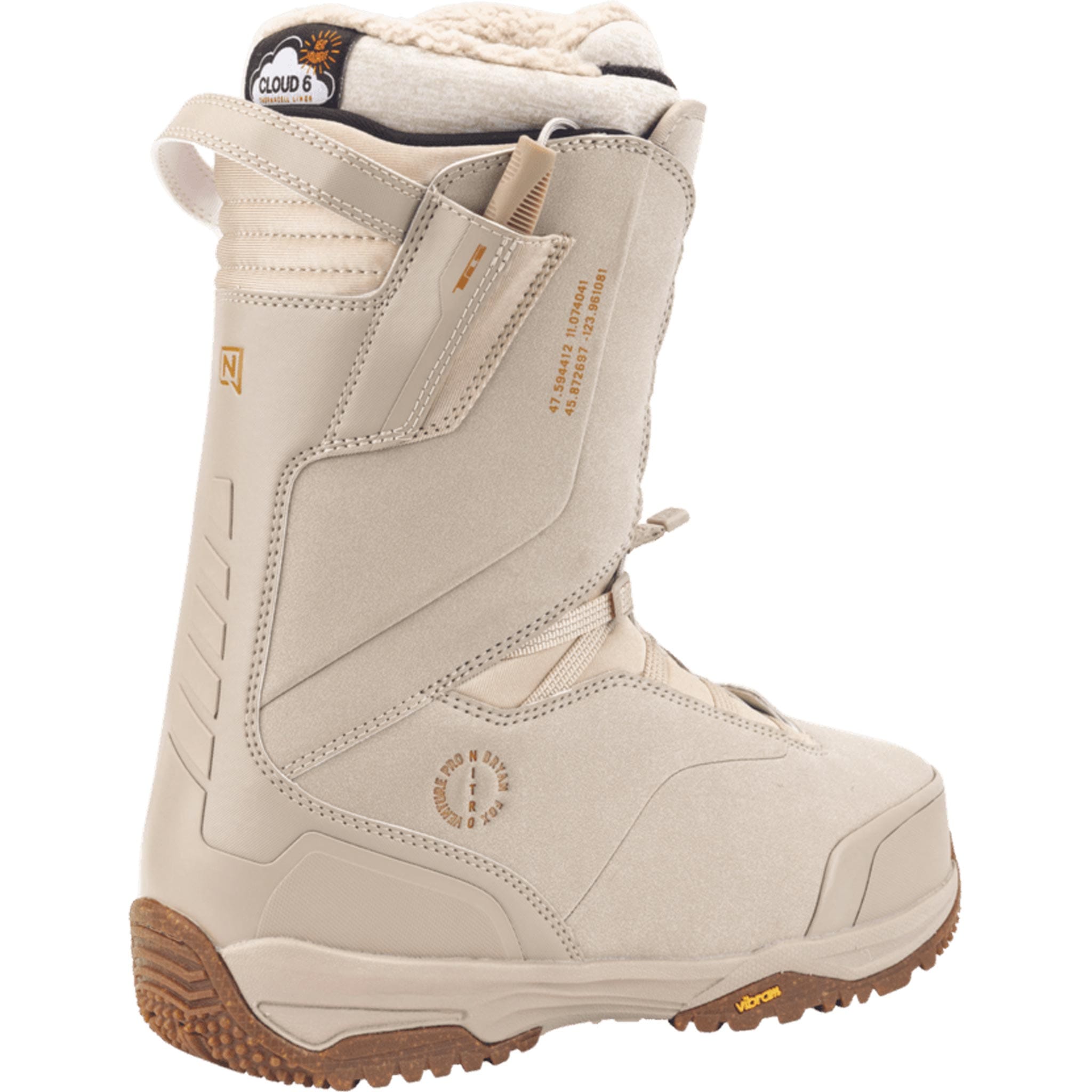 Nitro Venture Pro TLS Snowboard Boots Desert Bryan Fox 2025 Mens Boots