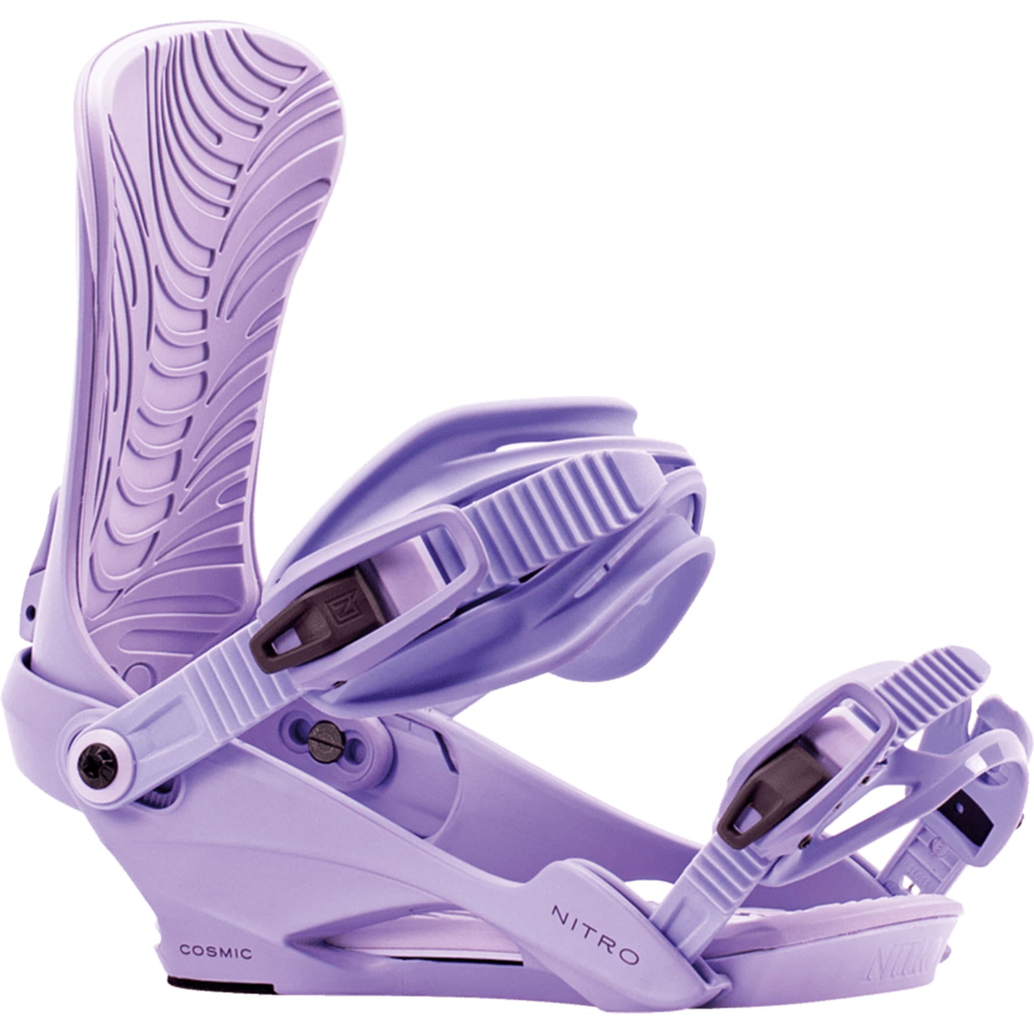 Nitro Women's Cosmic Snowboard Binding Lavender 2027 Womens Snowboard Bindings