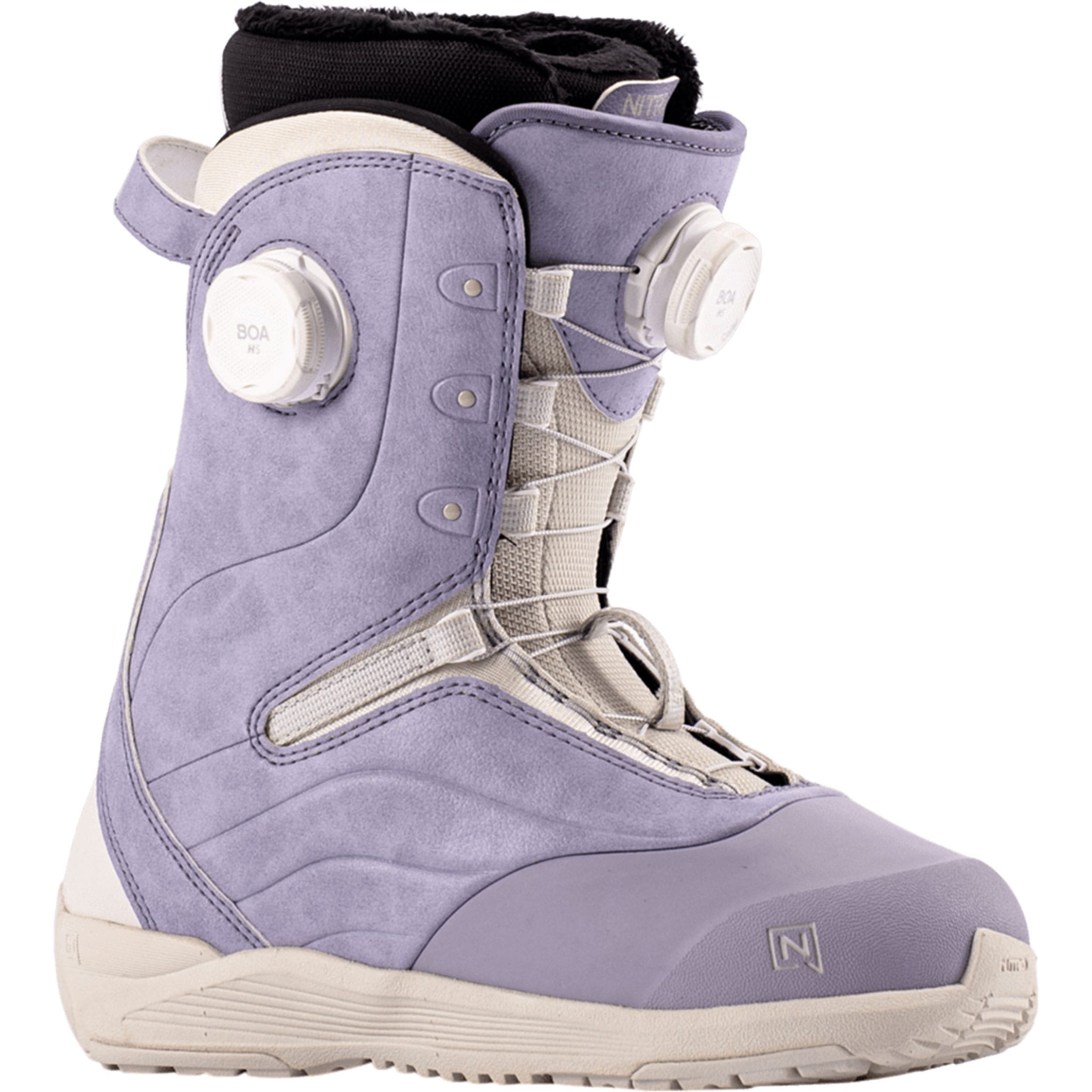 Nitro Women's Crown Boa Snowboard Boots Lilac 2027 Womens Snowboard Boots
