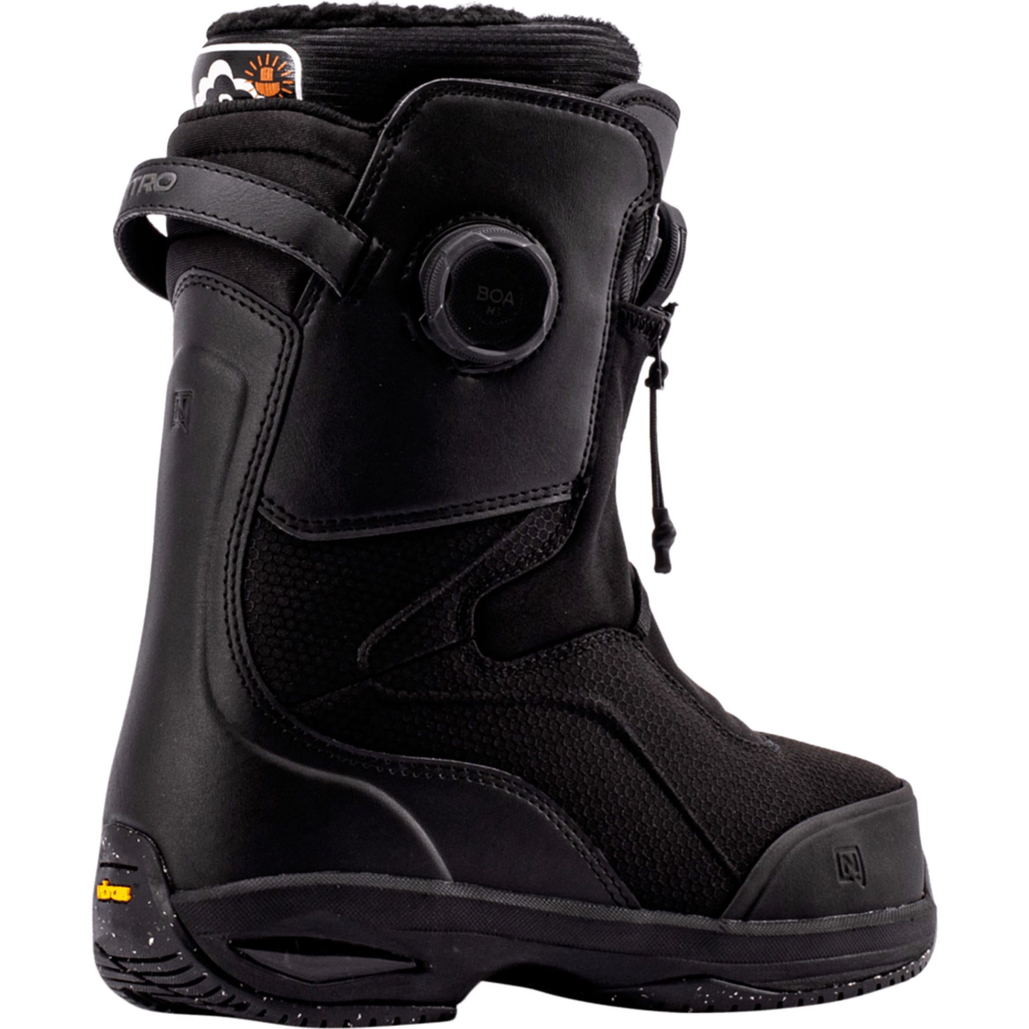 Nitro Women's Fate Boa Snowboard Boots Black 2027 Womens Snowboard Boots