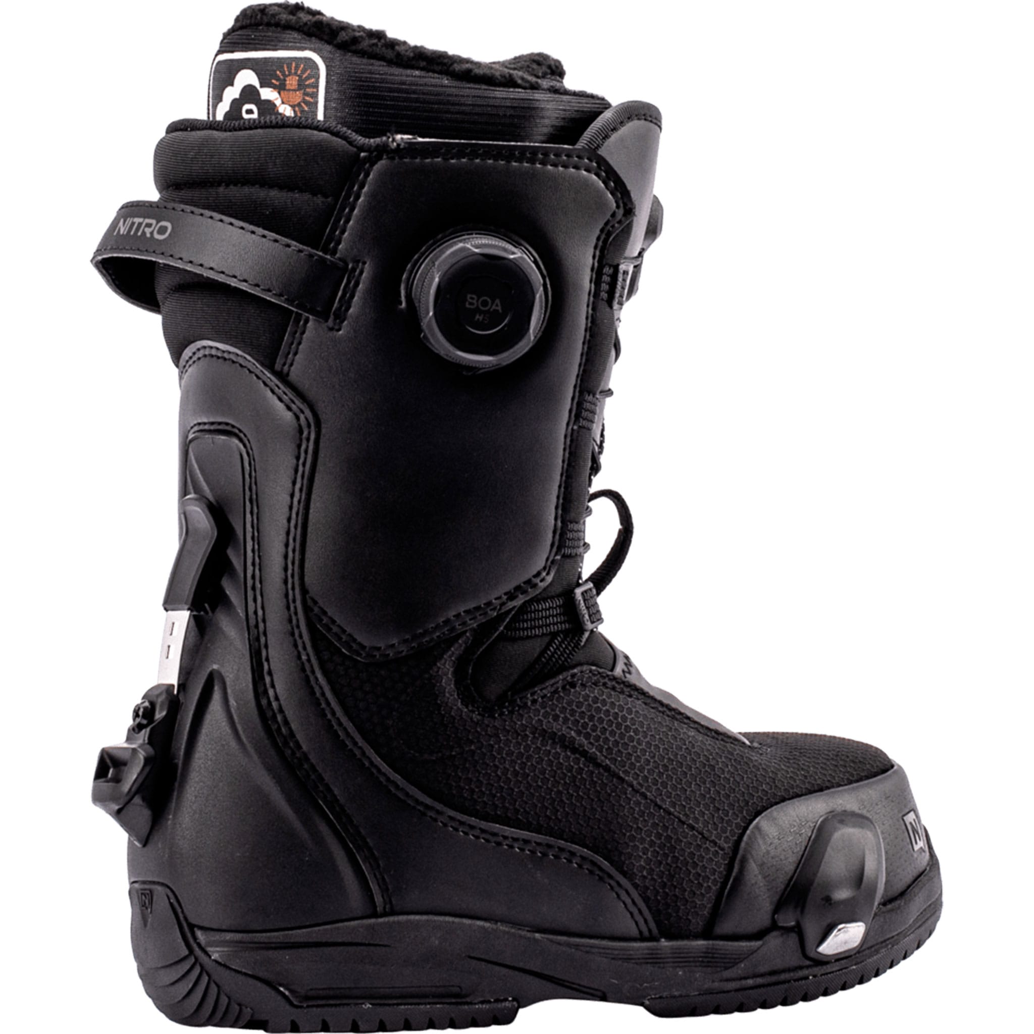 Nitro Women's Fate Step On TLS Snowboard Boots Black 2027 Womens Snowboard Boots