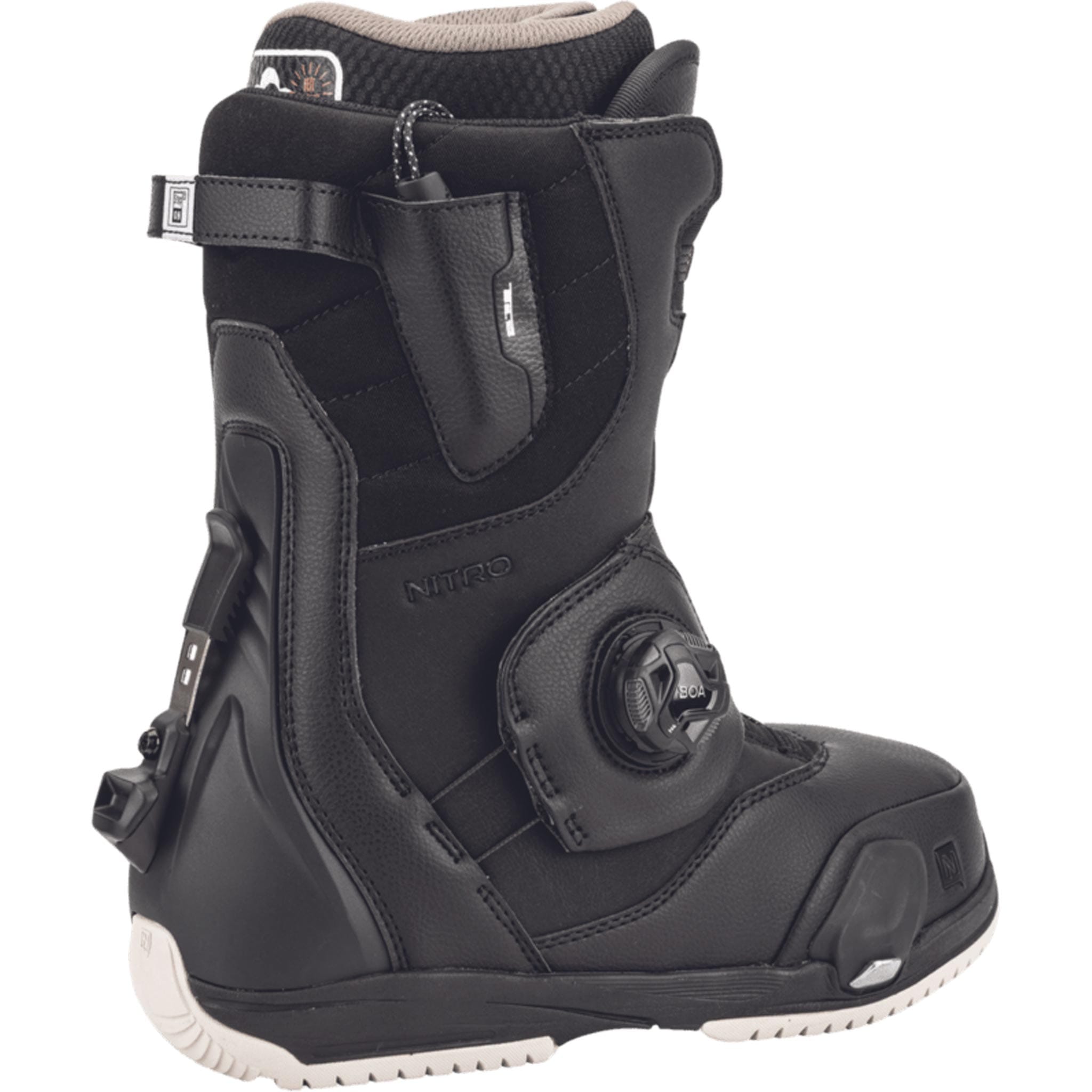 Nitro Womens Cave Step On TLS Snowboard Boots Black 2025 Women's Boots