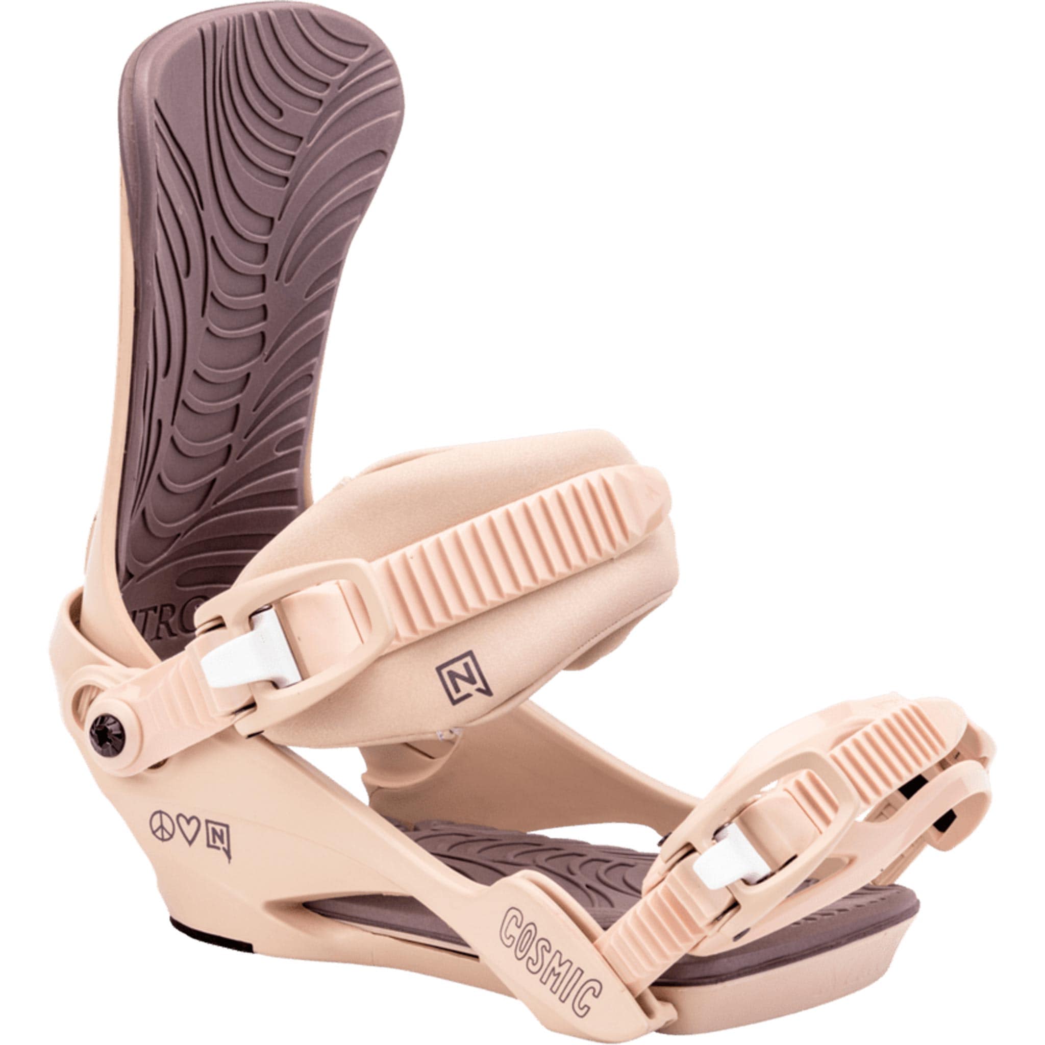 Nitro Womens Cosmic Snowboard Binding Peace Love Nitro 2025 Women's Bindings