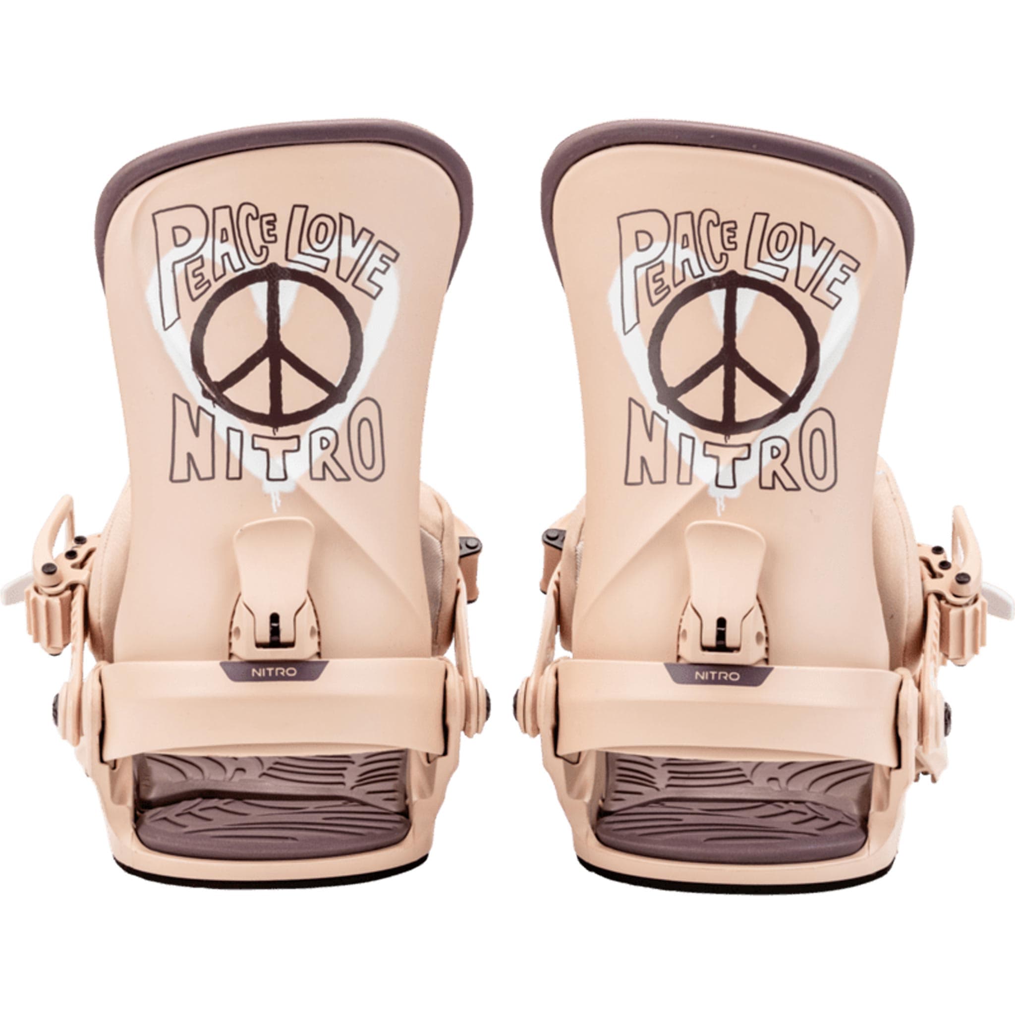 Nitro Womens Cosmic Snowboard Binding Peace Love Nitro 2025 Women's Bindings