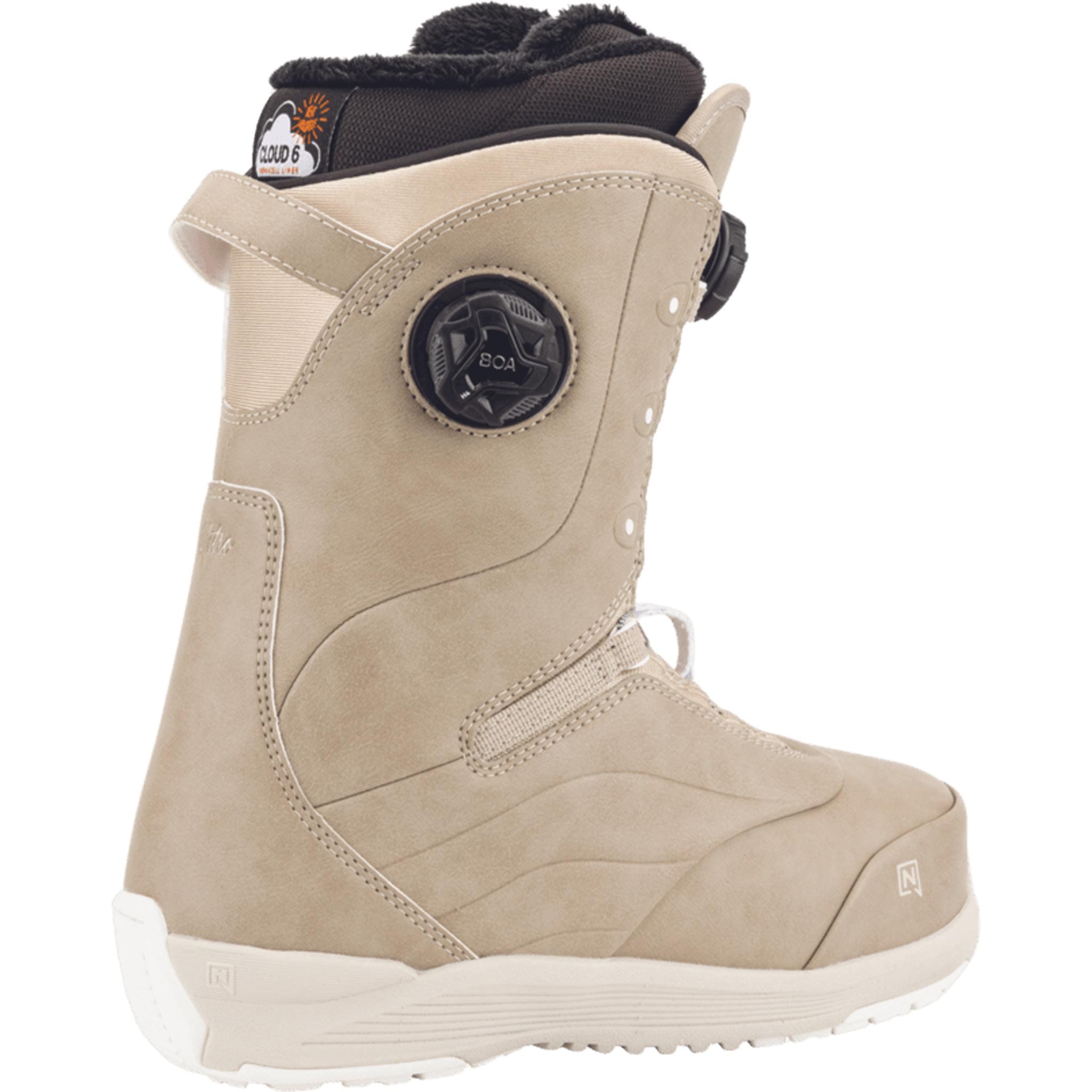 Nitro Womens Crown Boa Snowboard Boots Sand 2025 Women's Boots