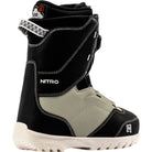 Nitro Youth Droid Boa Snowboard Boots Black Sand 2027 Kids Snowboard Boots