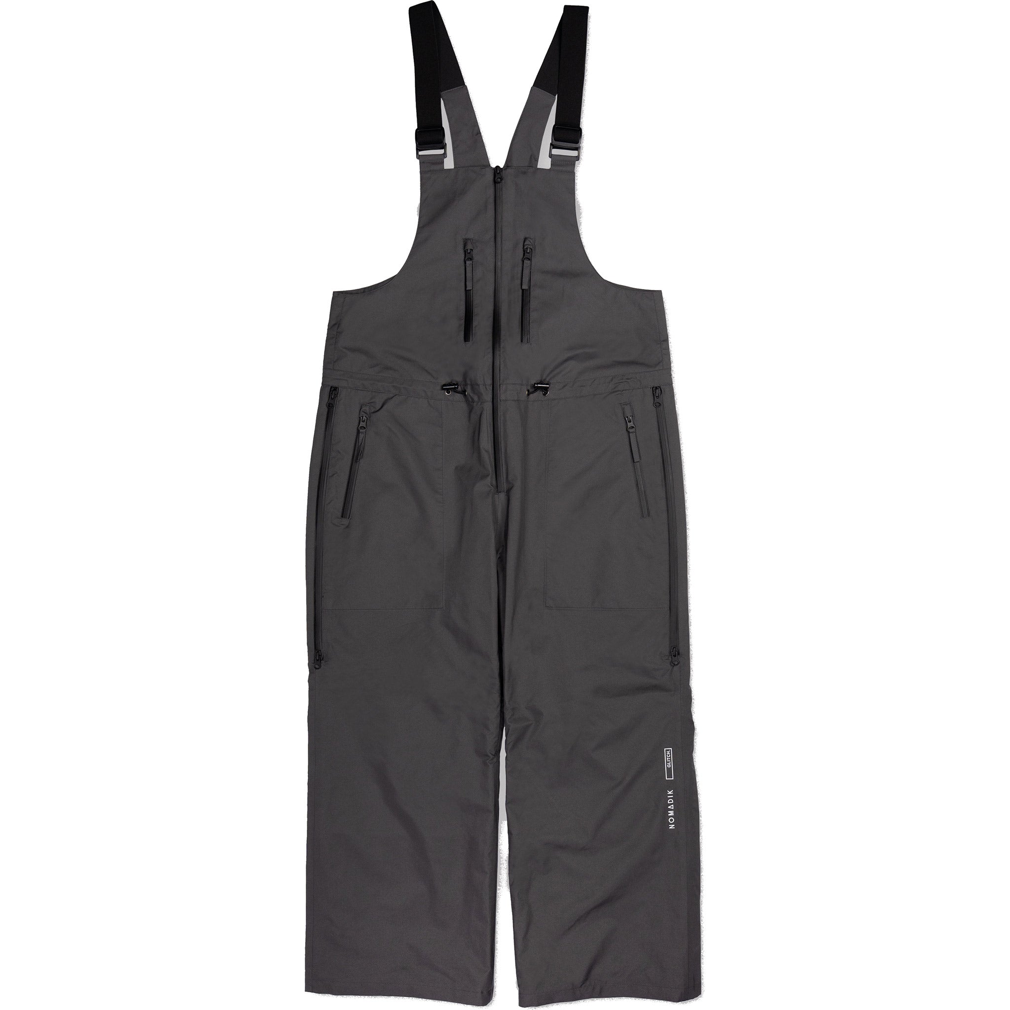 Nomadik Glitch Bib Pant Gray 2025 Mens Snowboard Pants