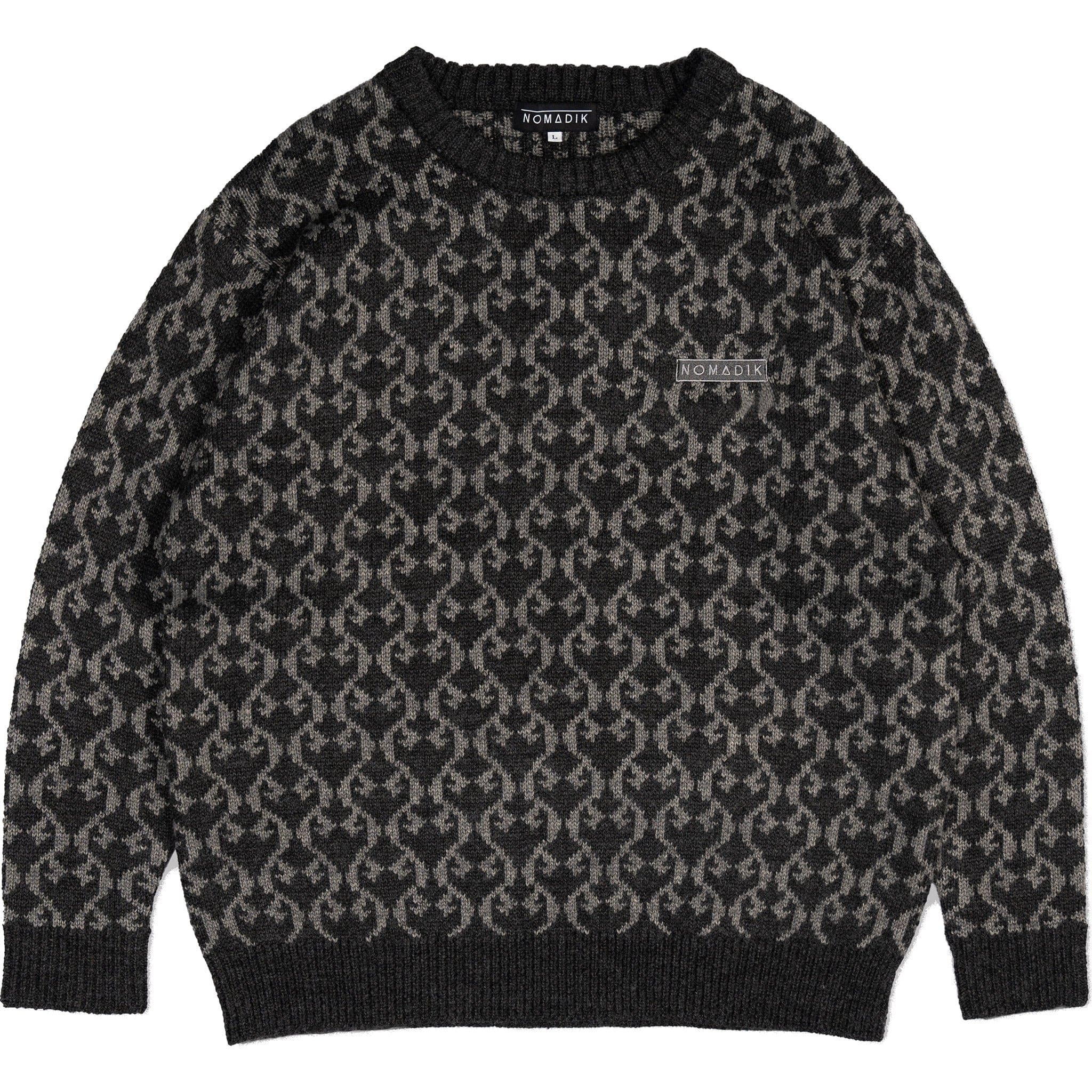 Nomadik Jacquard Sweater Gray 2025 Sweatshirts