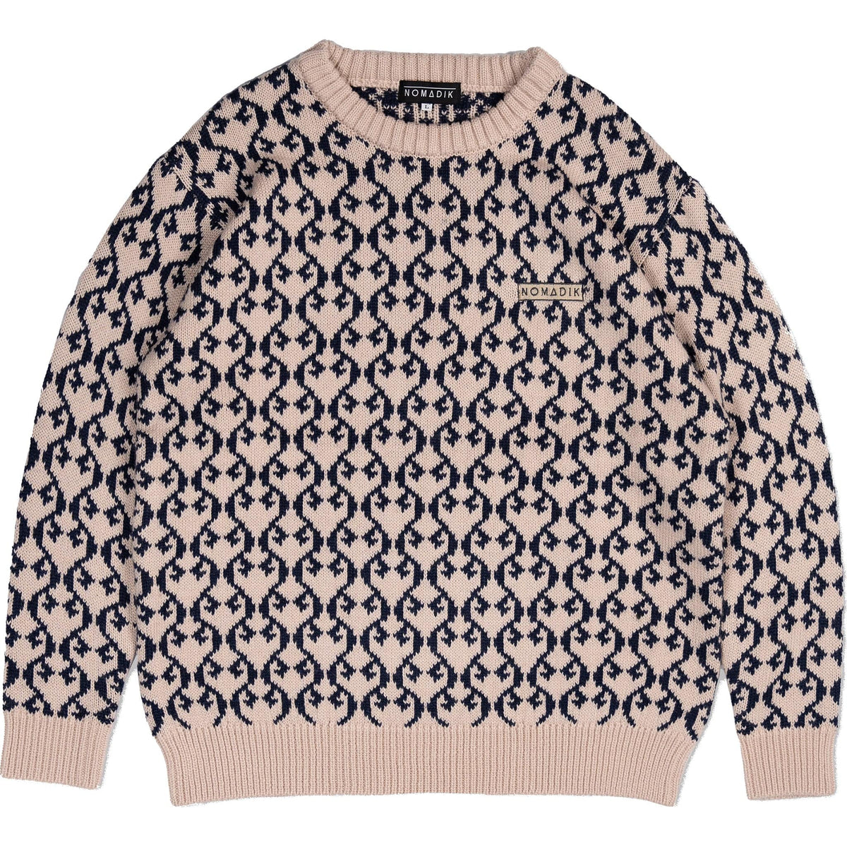 Nomadik Jacquard Sweater Off White 2025 - Sanction Skate And Snow