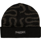 Nomadik Wasted Talent Jacquard Beanie Black Grey Beanie