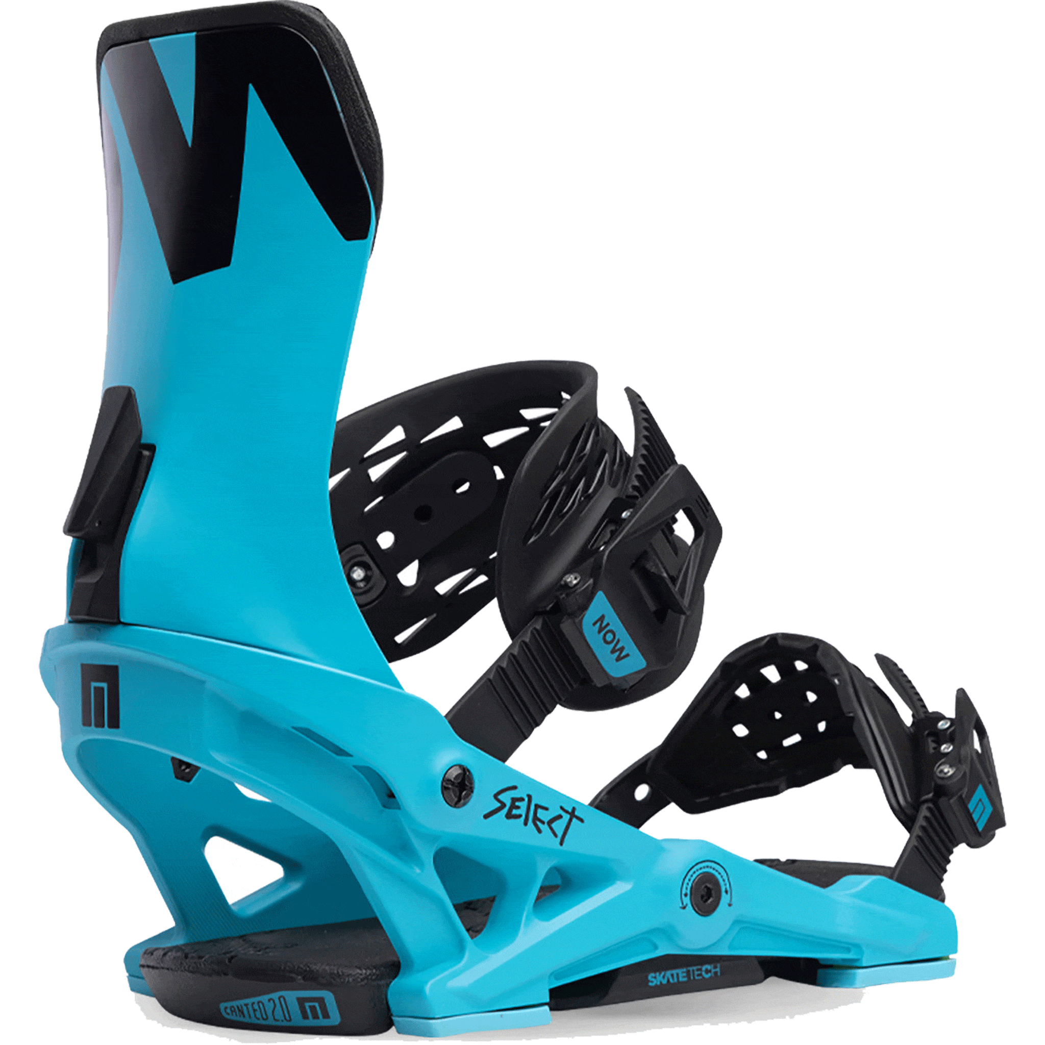 Now Select Snowboard Binding Bright Blue 2024 Mens Bindings