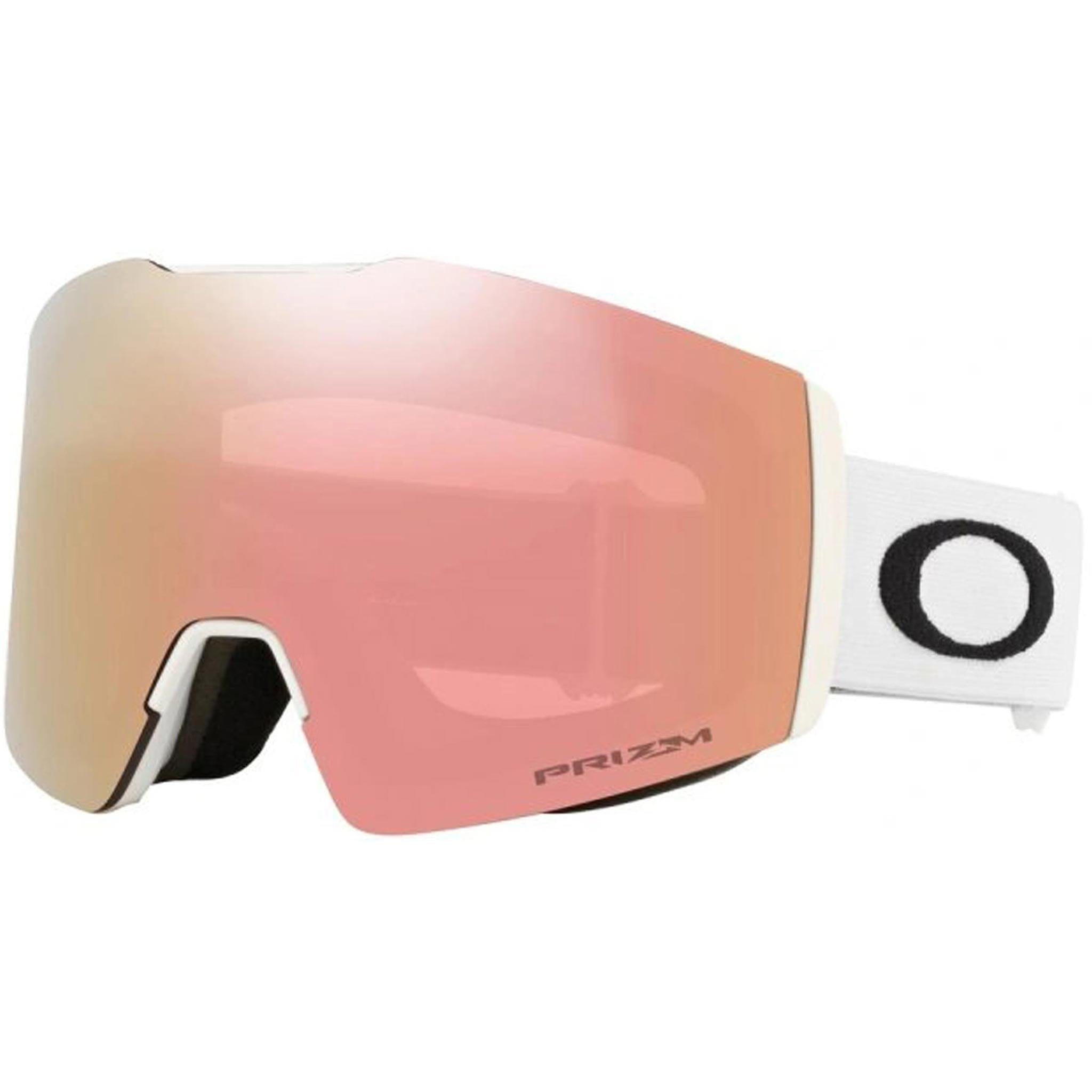 Oakley Fall Line M Goggle Matte White Prizm Rose Gold Iridium Lens Goggles