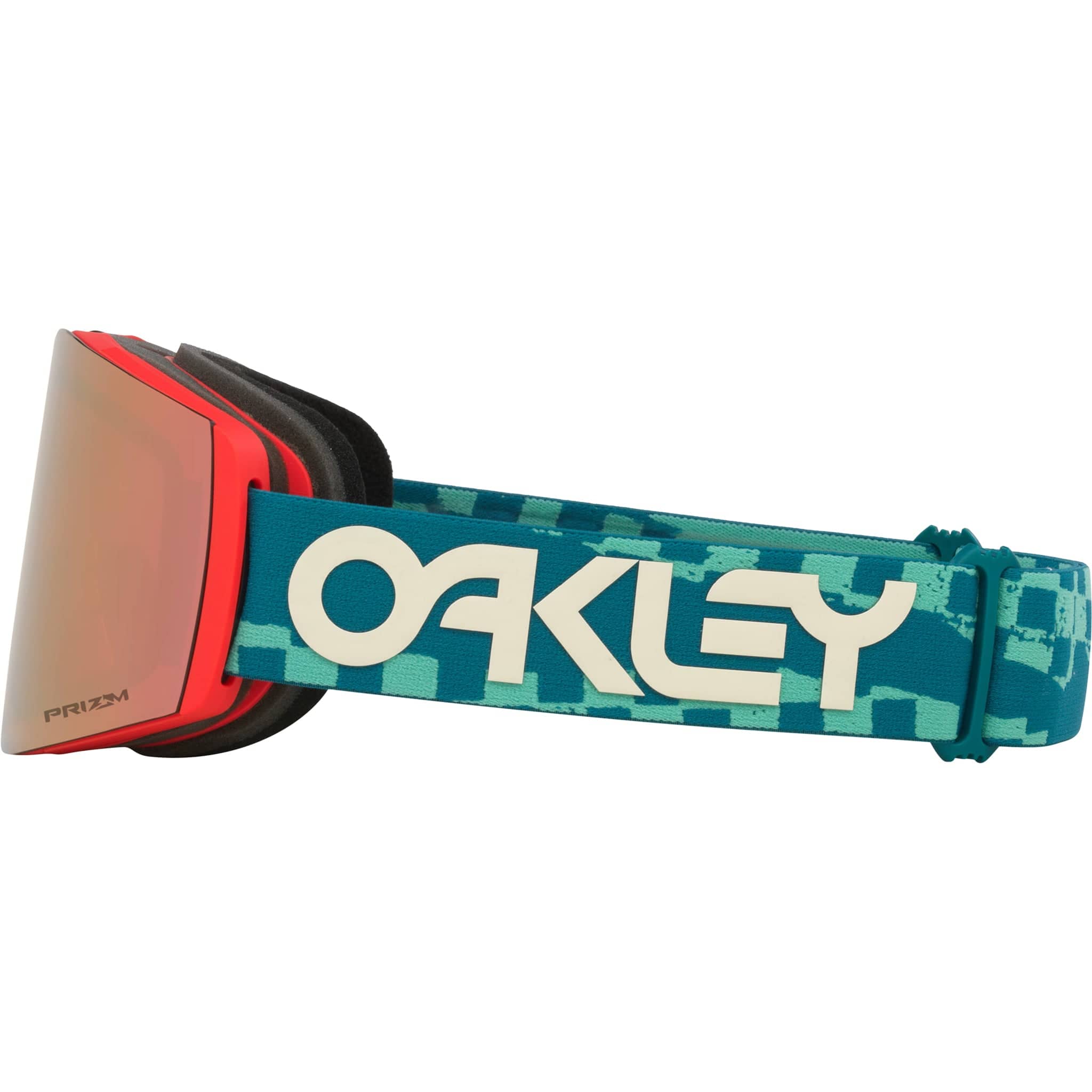 Oakley Fall Line M Snow Goggles Pacific Chex Prizm Snow Rose Gold Iridium Goggles