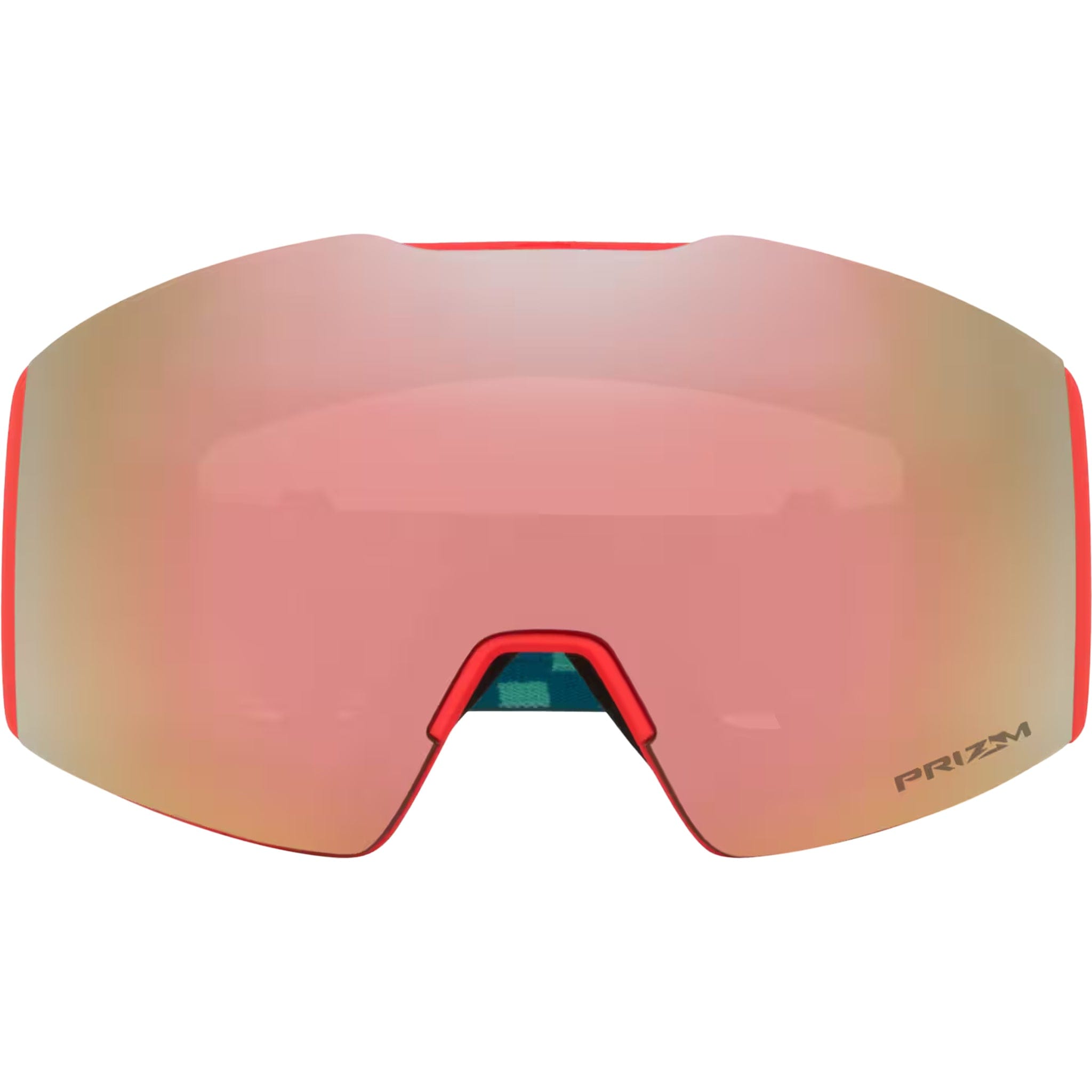 Oakley Fall Line M Snow Goggles Pacific Chex Prizm Snow Rose Gold Iridium Goggles