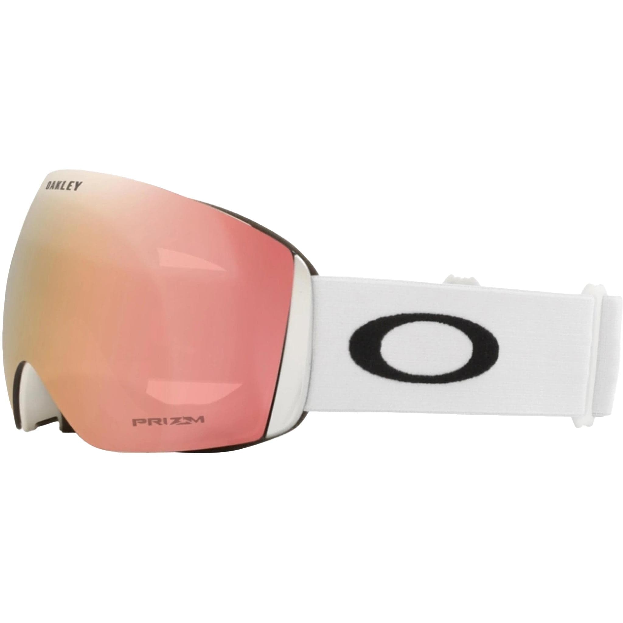 Oakley Flight Deck L Goggle Matte White Prizm Rose Gold Iridium Lens Goggles