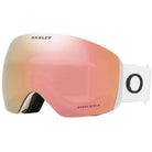 Oakley Flight Deck L Goggle Matte White Prizm Rose Gold Iridium Lens Goggles