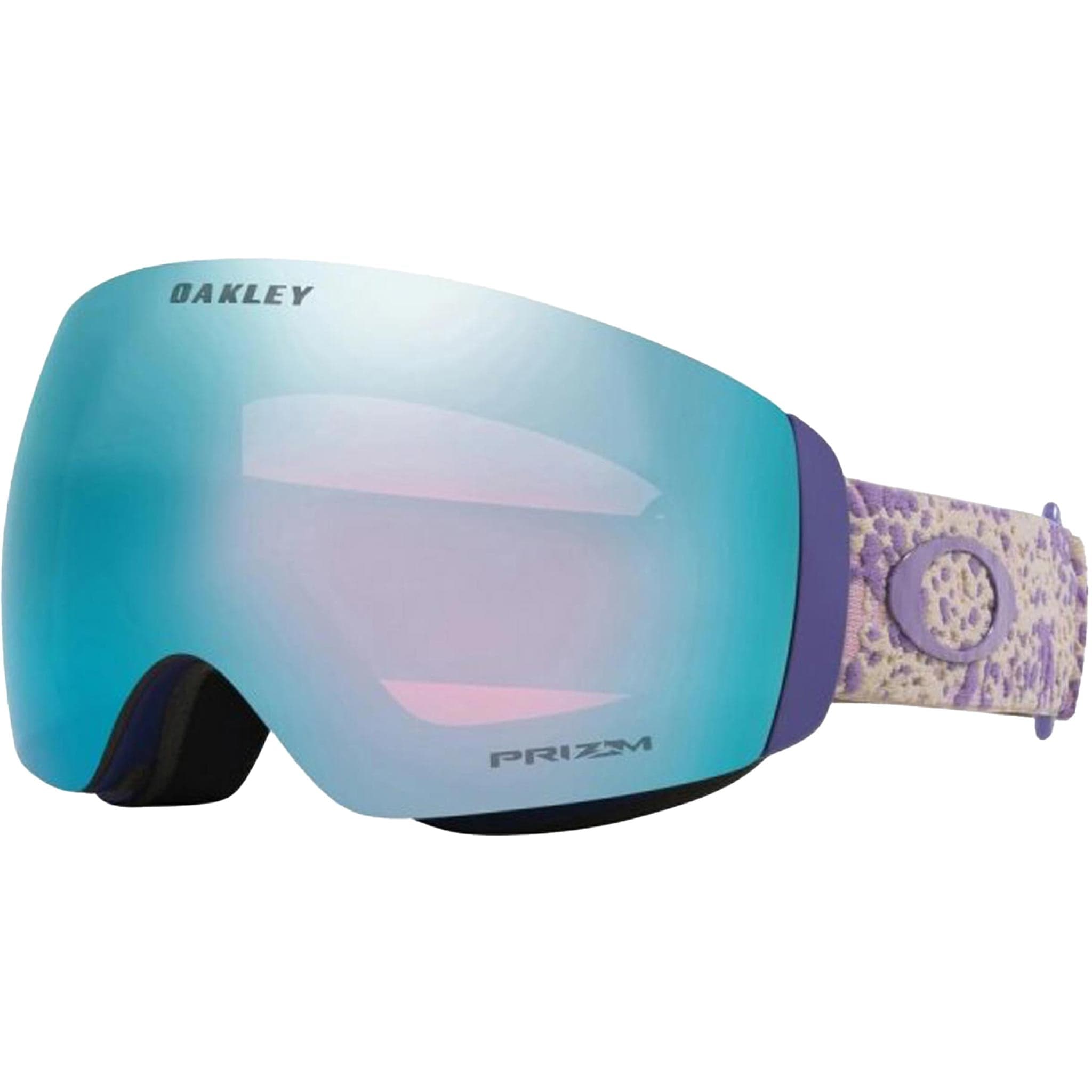 Oakley Flight Deck M Goggle Lilac Cell Prizm Snow Sapphire Iridium Lens Goggles