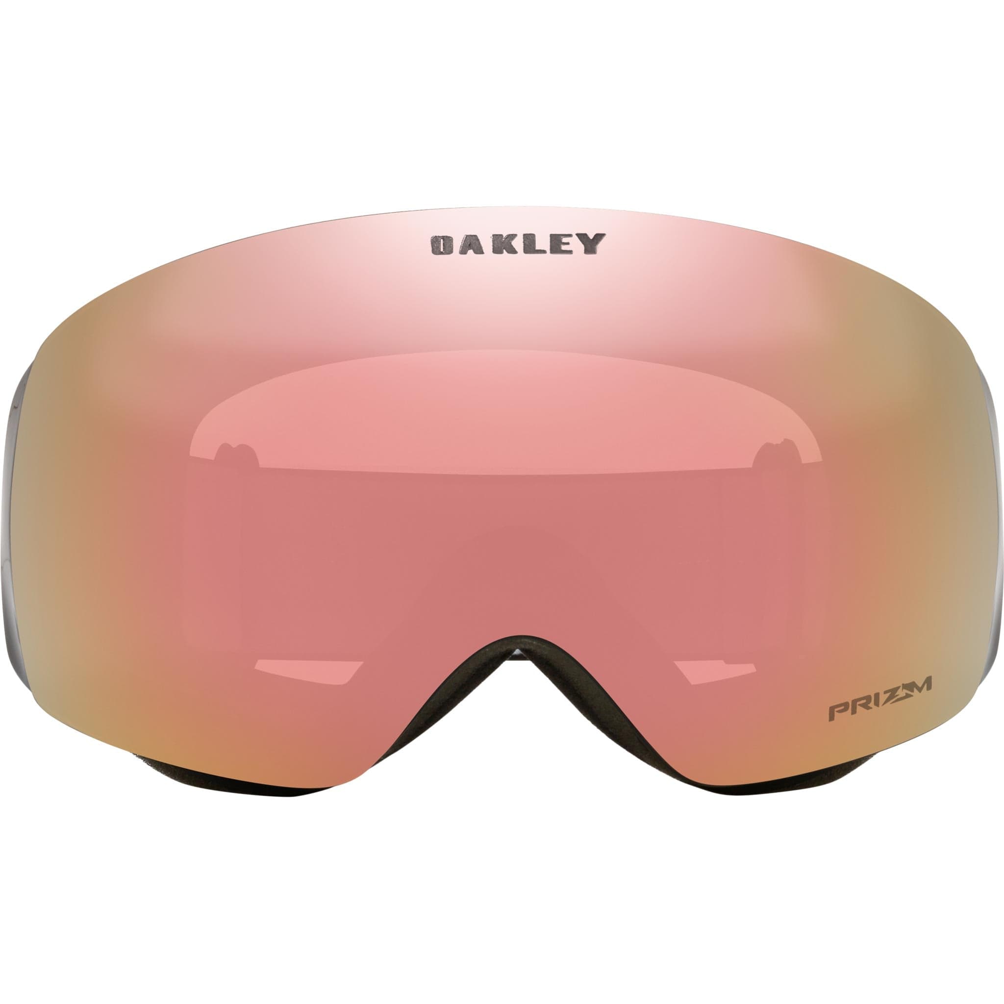 Oakley Flight Deck M Goggle Matte Black Prizm Malbec Rose Gold Iridium Lens Goggles