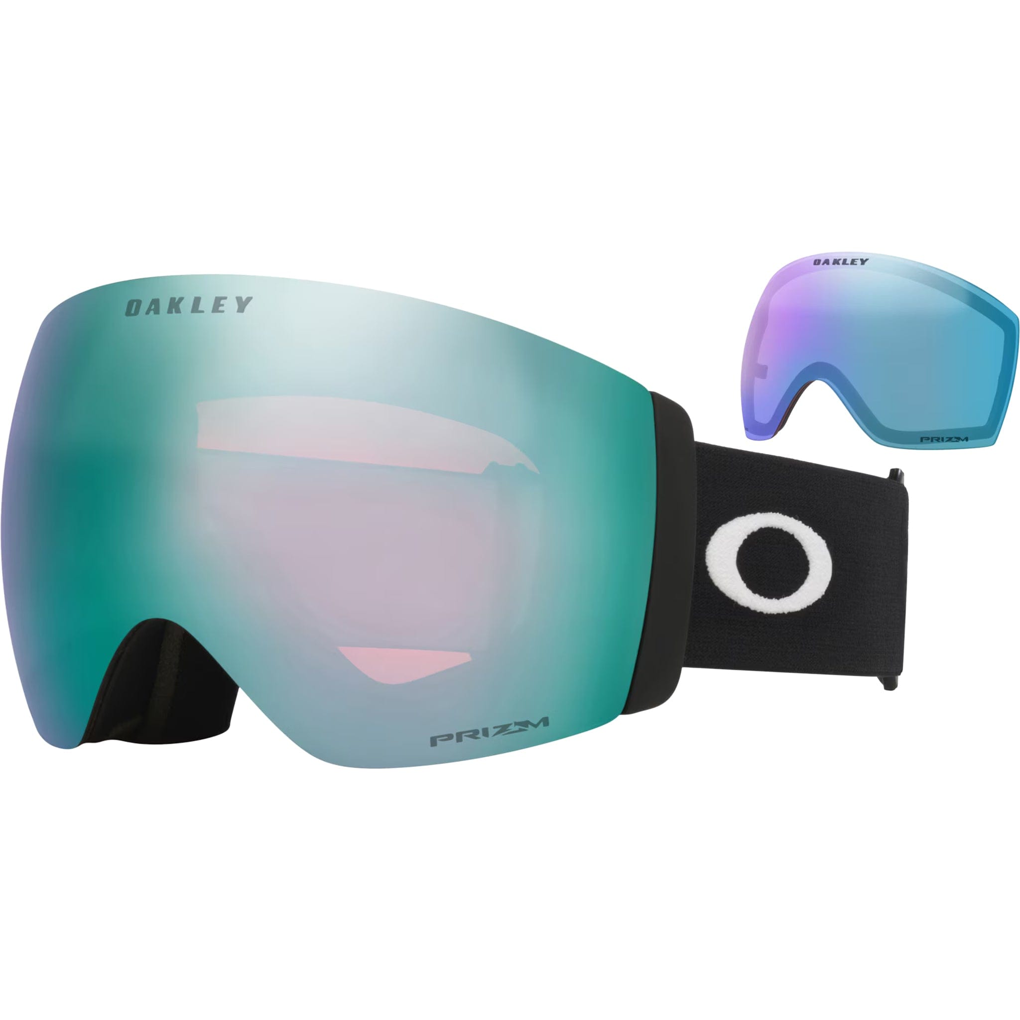 Oakley Flight Deck Pro L Snow Goggles Matte Black Prizm Snow Sapphire Iridium Goggles