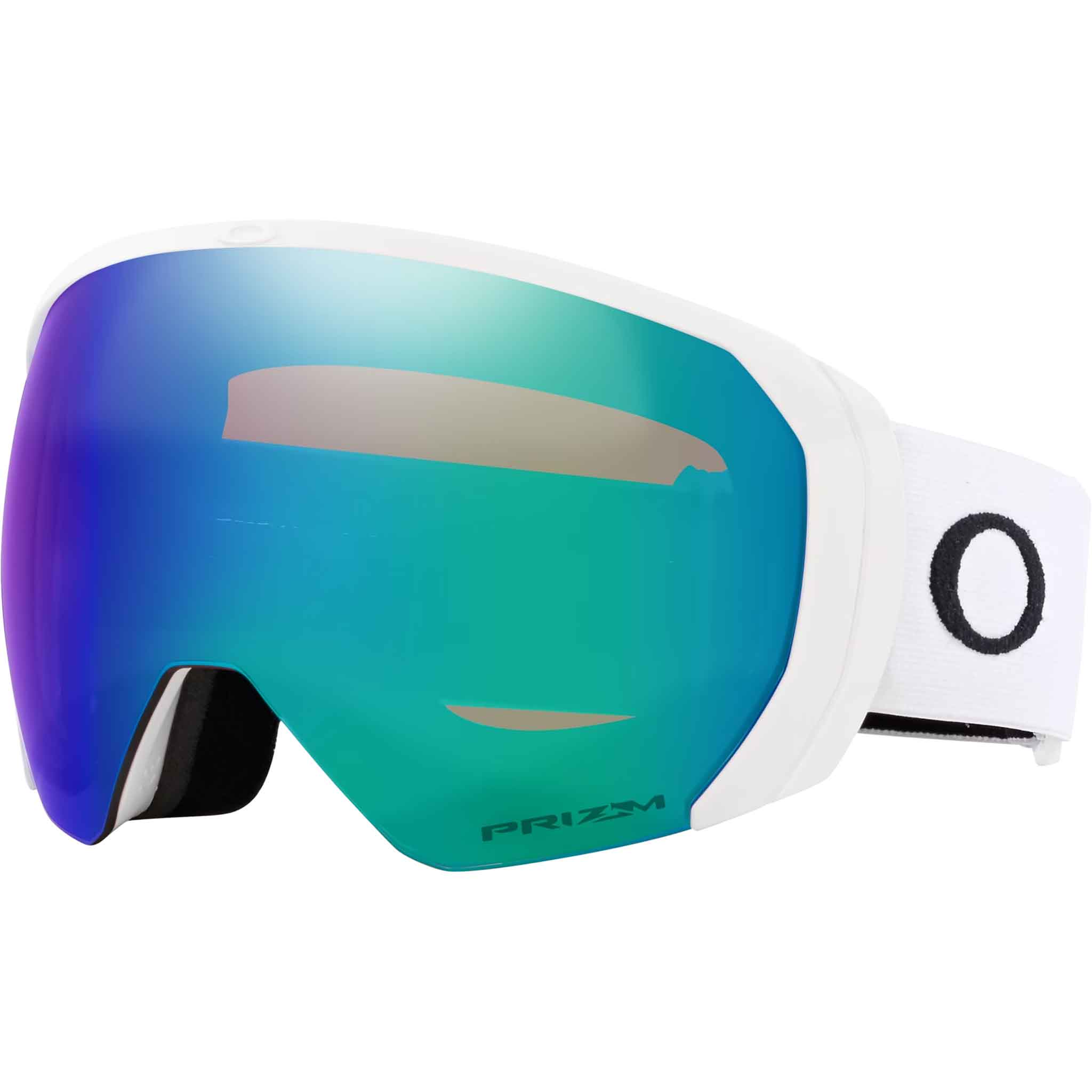 Oakley Flight Path L Matte White Prism Snow Jade Iridium Snow Goggles Goggles