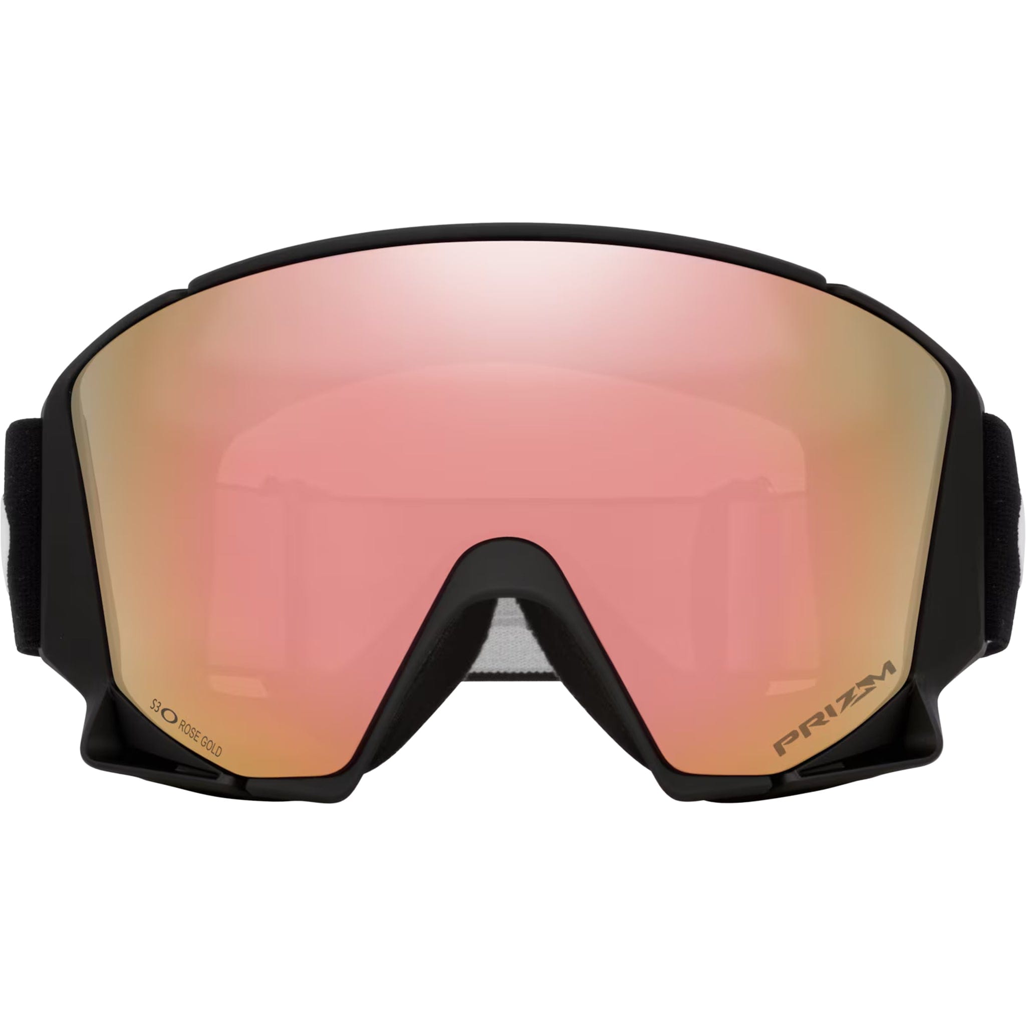 Oakley Flow Scape L Alt Fit Snow Goggles Matte Black Prizm Rose Gold Iridium Goggles