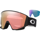 Oakley Flow Scape L Alt Fit Snow Goggles Matte Black Prizm Rose Gold Iridium Goggles