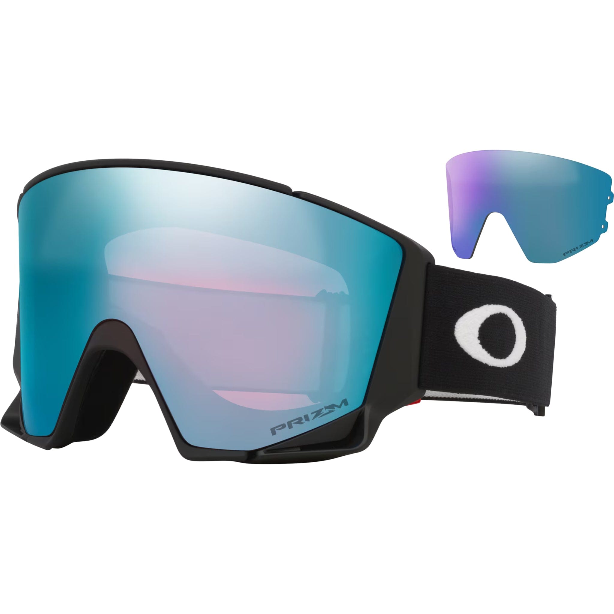 Oakley Flow Scape L Alt Fit Snow Goggles Matte Black Prizm Sapphire Iridium Goggles