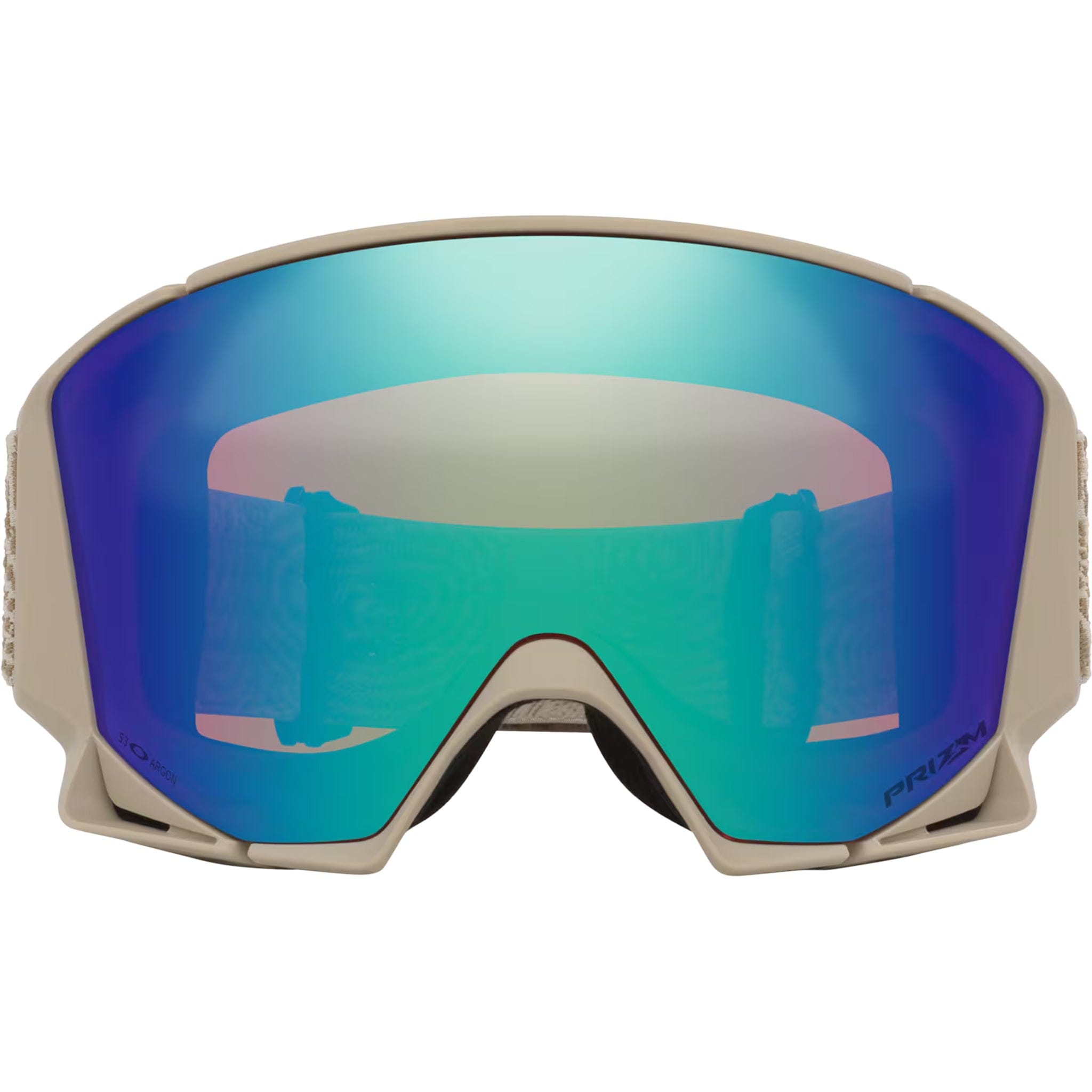 Oakley Flow Scape L Alt Fit Snow Goggles Mist Trails Prizm Argon Iridium Goggles