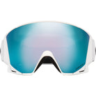 Oakley Flow Scape L Low Bridge Fit Snow Goggles Matte White Prizm Sapphire Iridium Lens 2027 Goggles