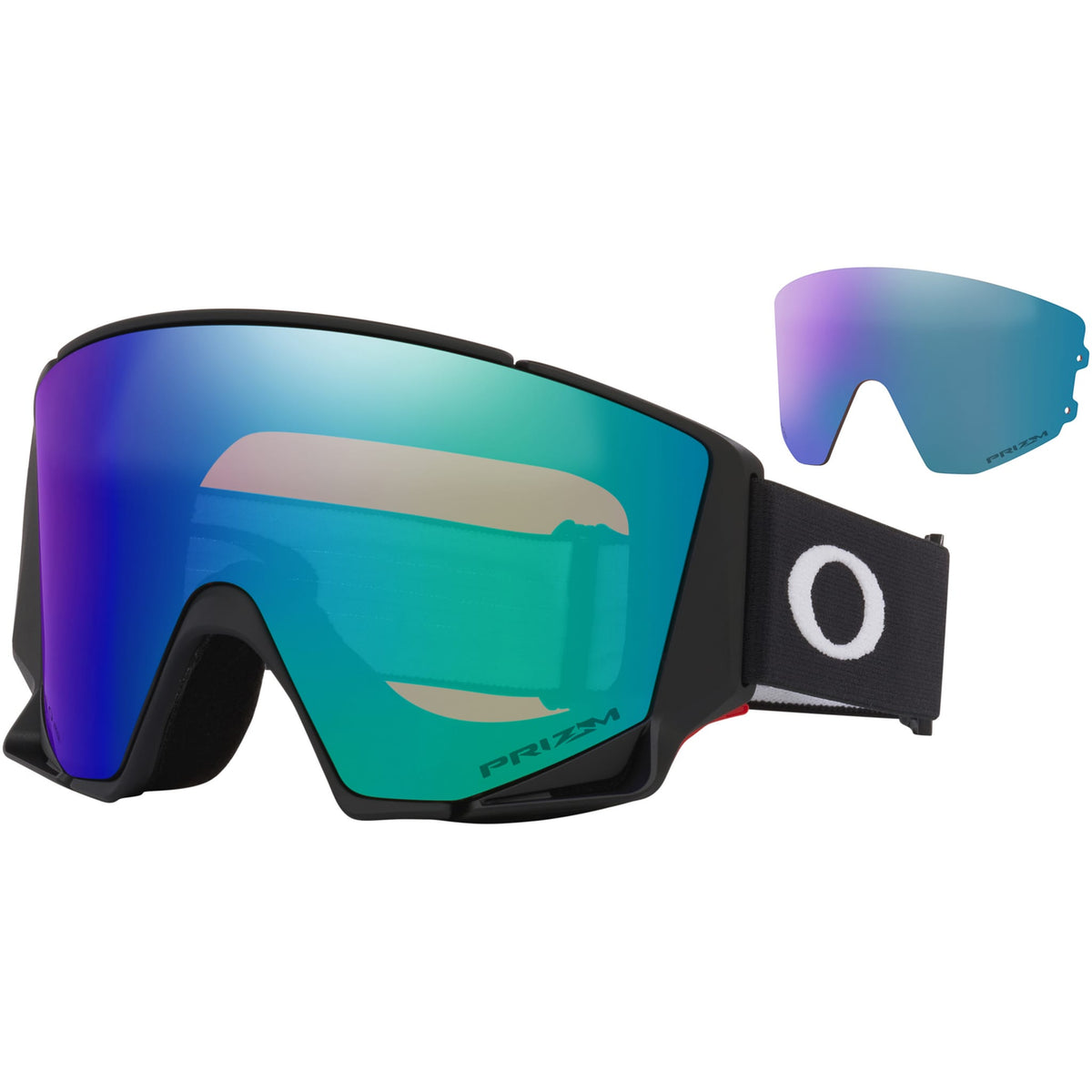 Oakley Flow Scape M Low Bridge Fit Snow Goggles Matte Black Prizm Argon Iridium Lens 2027 Goggles