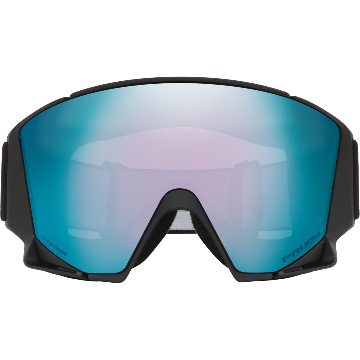Oakley Flow Scape M Low Bridge Fit Snow Goggles Matte Black Prizm Sapphire Iridium Lens 2027 Goggles