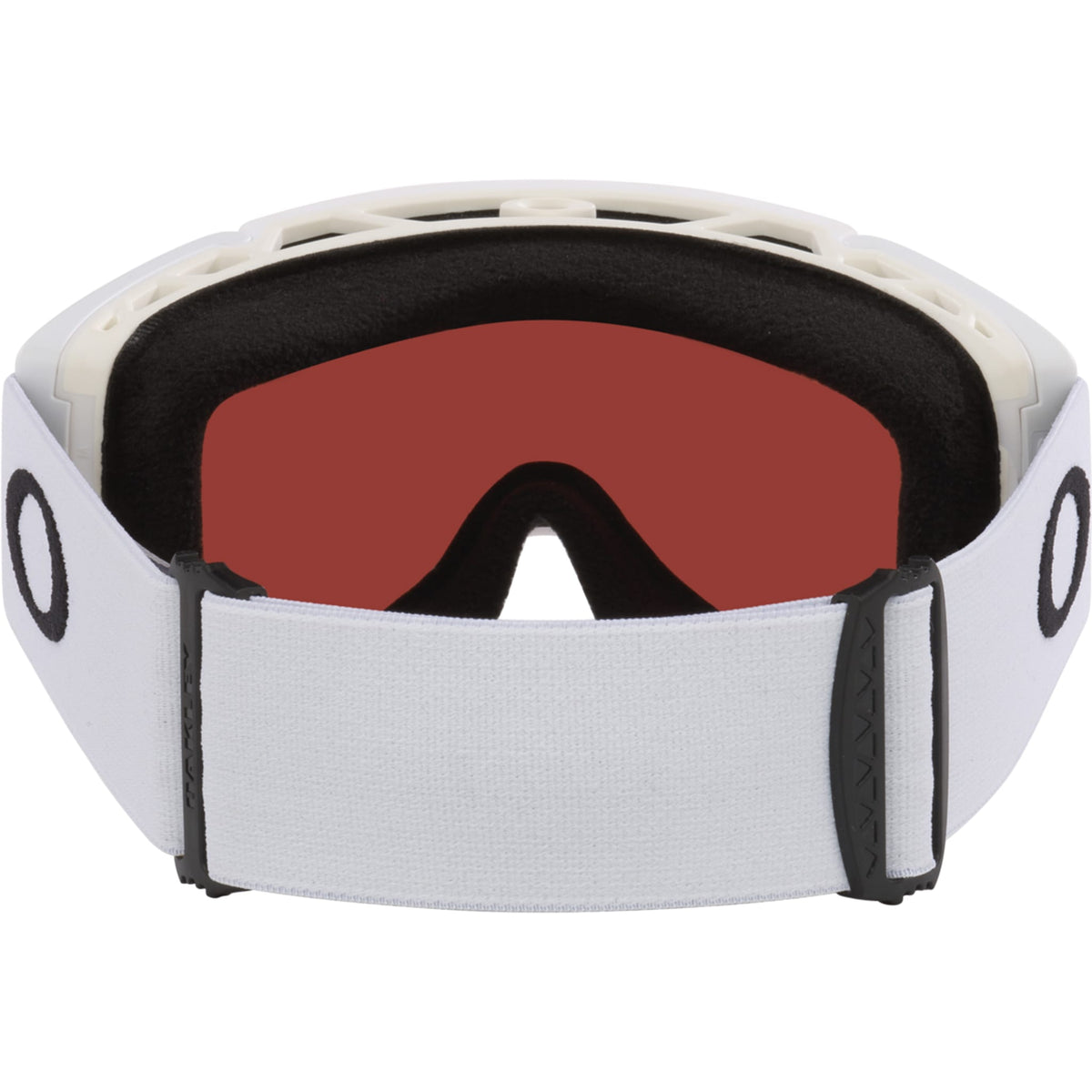 Oakley Flow Scape M Low Bridge Fit Snow Goggles Matte White Prizm Rose Gold Iridium Lens 2027 Goggles