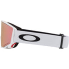 Oakley Flow Scape M Low Bridge Fit Snow Goggles Matte White Prizm Rose Gold Iridium Lens 2027 Goggles