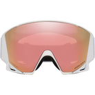 Oakley Flow Scape M Low Bridge Fit Snow Goggles Matte White Prizm Rose Gold Iridium Lens 2027 Goggles