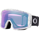 Oakley Line Miner L Snow Goggles Matte White Ghost Text Prizm Iced Iridium Goggles