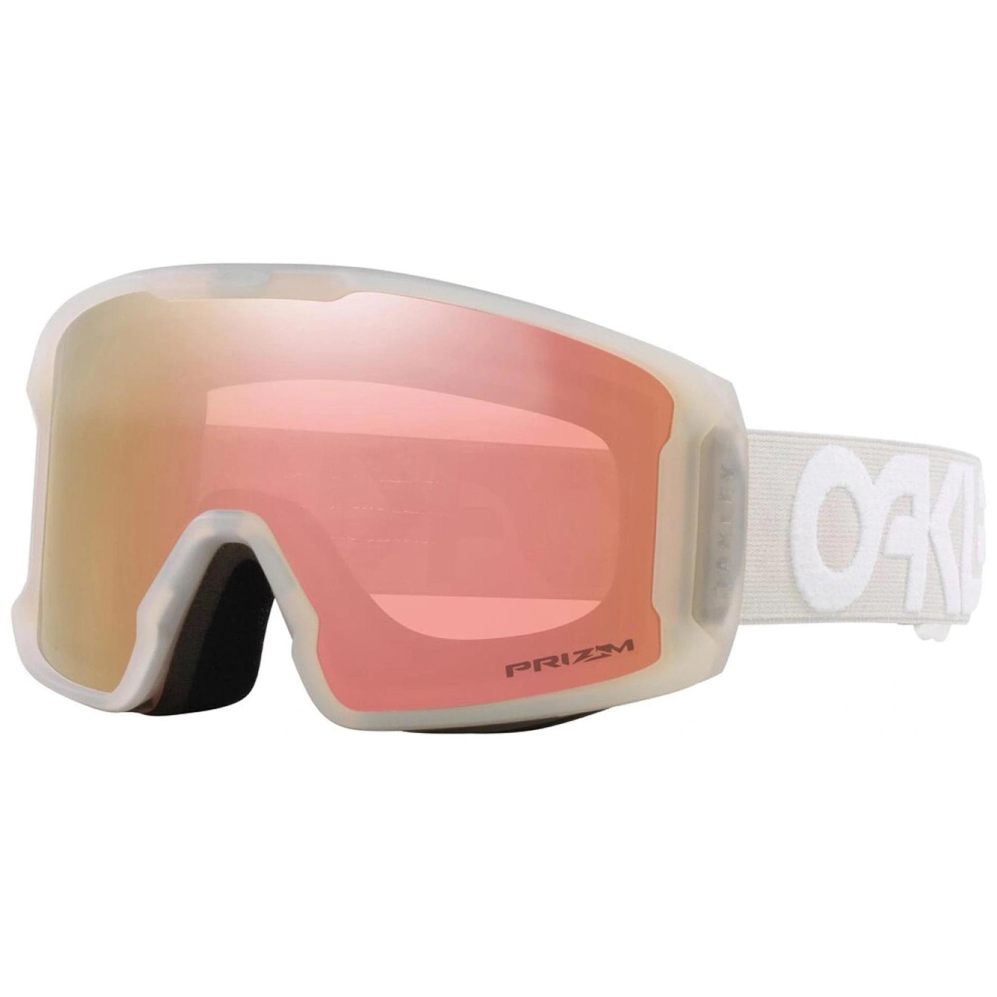 Oakley Line Miner M Goggle Matte Cool Grey Prizm Rose Gold Iridium Lens Goggles