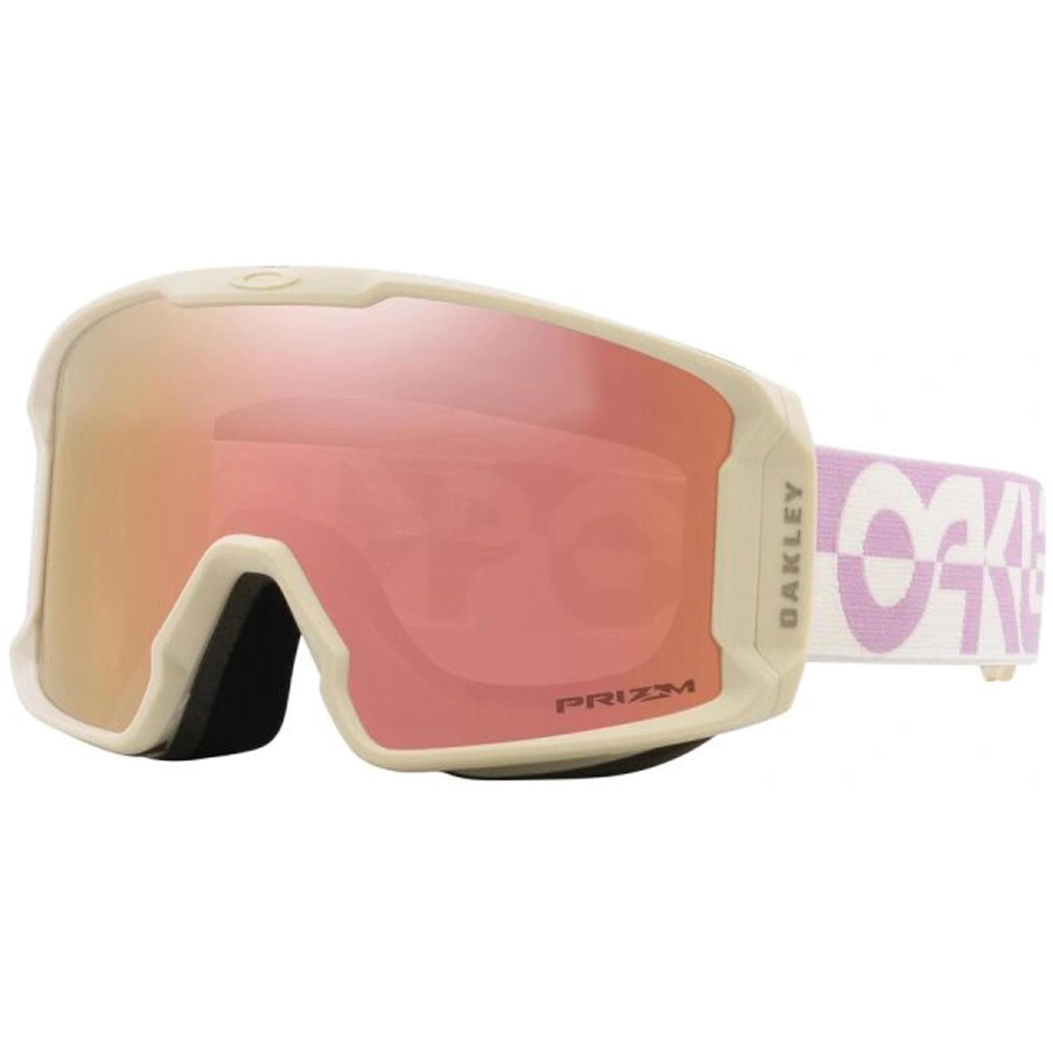 Oakley Line Miner M Goggle Toadstool Duality Prizm Snow Rose Gold Iridium Lens Goggles