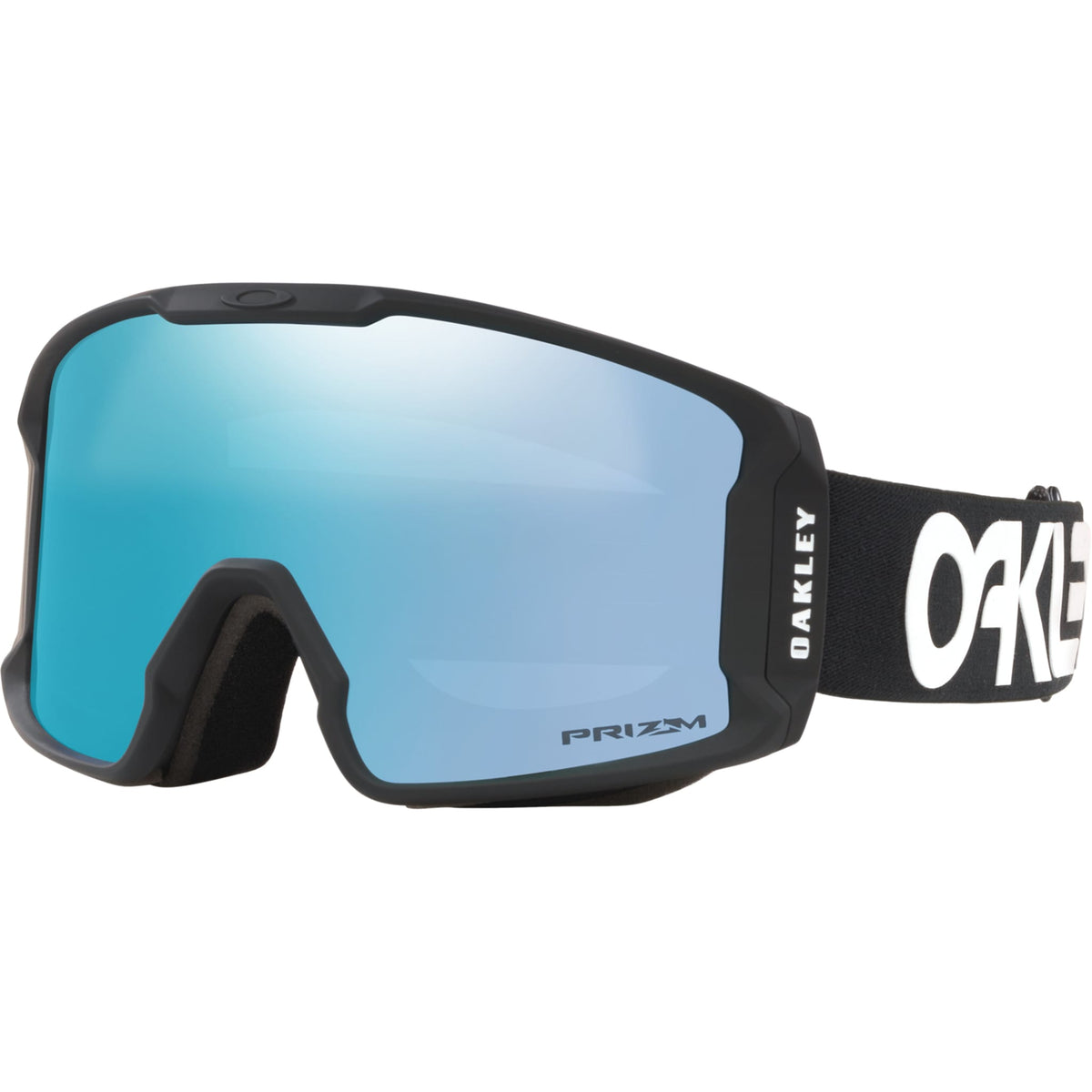 Oakley Line Miner M Snow Goggles Factory Pilot Blackout Prizm Snow Sapphire Iridium Lens 2027 Goggles