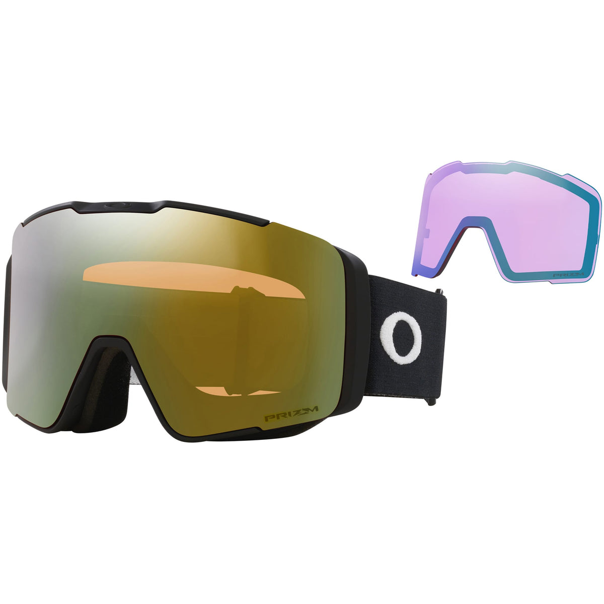 Oakley Line Miner Pro L Low Bridge Fit Snow Goggles Matte Black Prizm Sage Gold Iridium Lens 2027 Goggles
