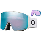 Oakley Line Miner Pro L Low Bridge Fit Snow Goggles Matte White Prizm Snow Sapphire Iridium Lens 2027 Goggles