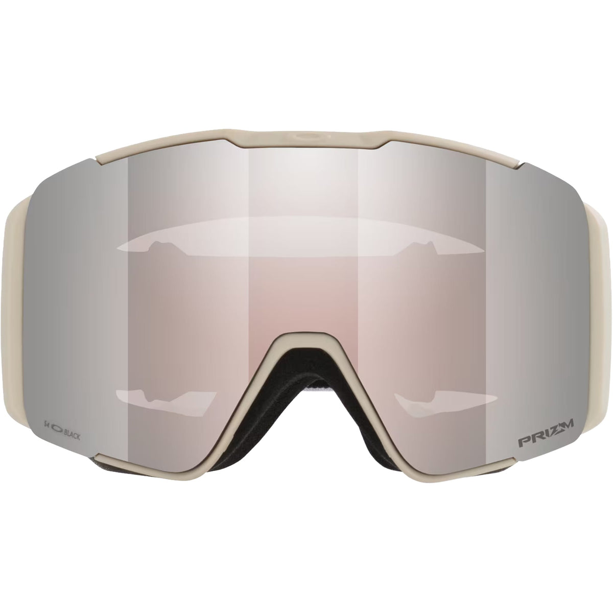 Oakley Line Miner Pro L Low Bridge Fit Snow Goggles Warm Grey Prizm Black Iridium Lens 2027 Goggles
