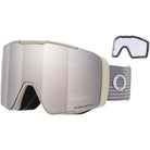 Oakley Line Miner Pro L Low Bridge Fit Snow Goggles Warm Grey Prizm Black Iridium Lens 2027 Goggles