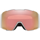Oakley Line Miner Pro M Alt Fit Snow Goggles Matte White Prizm Rose Gold Iridium Goggles