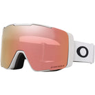 Oakley Line Miner Pro M Alt Fit Snow Goggles Matte White Prizm Rose Gold Iridium Goggles