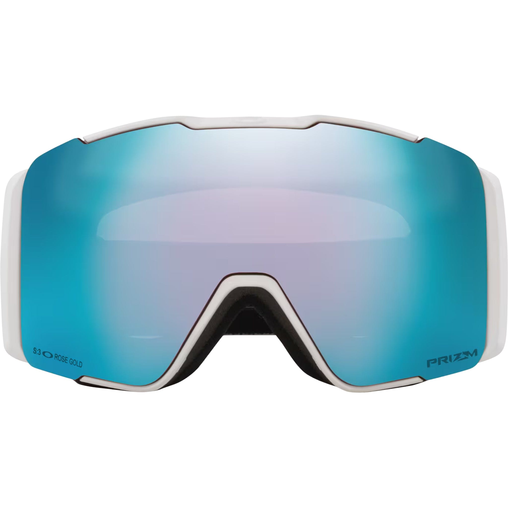 Oakley Line Miner Pro M Alt Fit Snow Goggles Matte White Prizm Sapphire Iridium Goggles