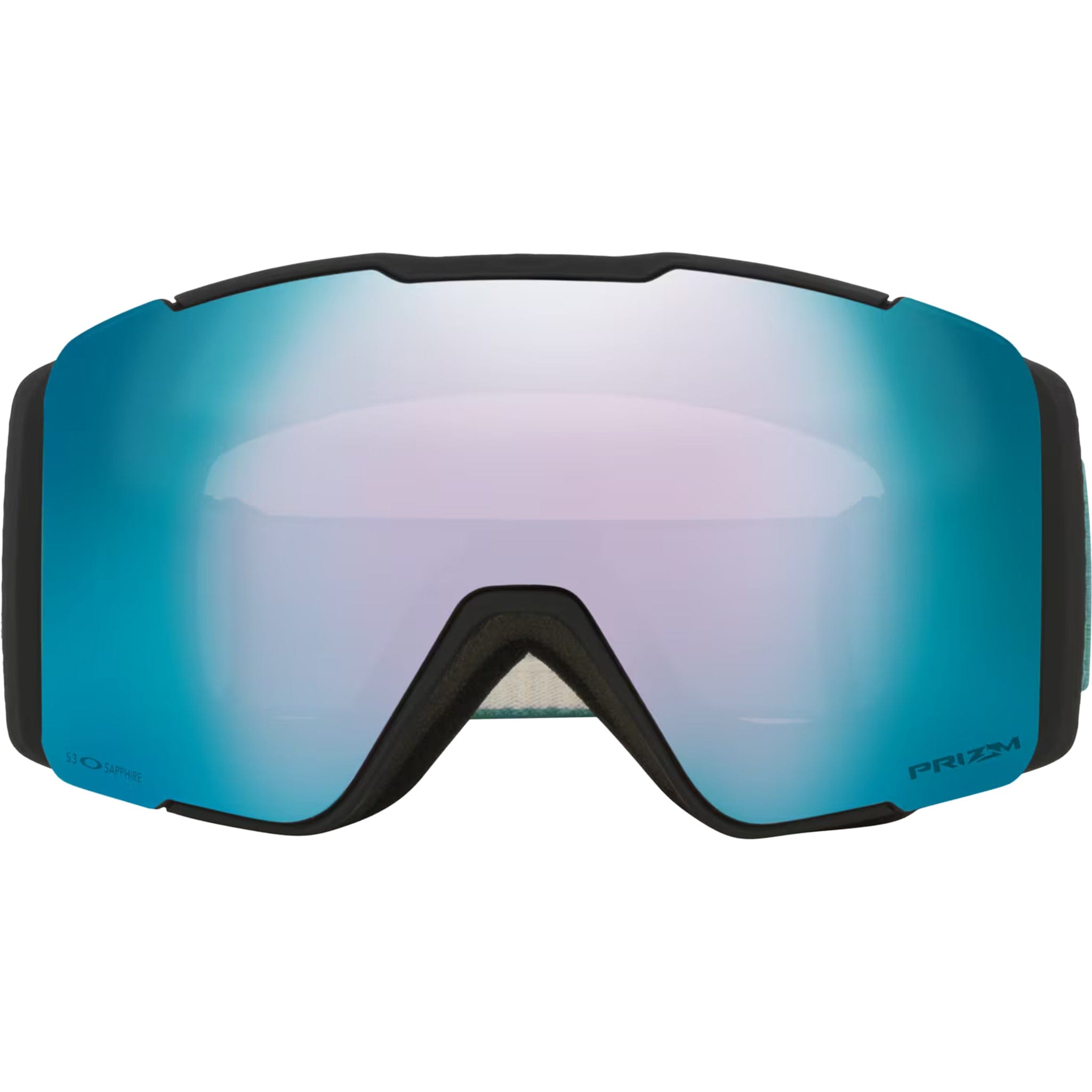Oakley Line Miner Pro M Alt Fit Snow Goggles Pacific Corduroy Prizm Snow Sapphire Iridium Goggles