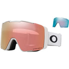 Oakley Line Miner Pro M Low Bridge Fit Snow Goggles Matte White Prizm Rose Gold Iridium Lens 2027 Goggles