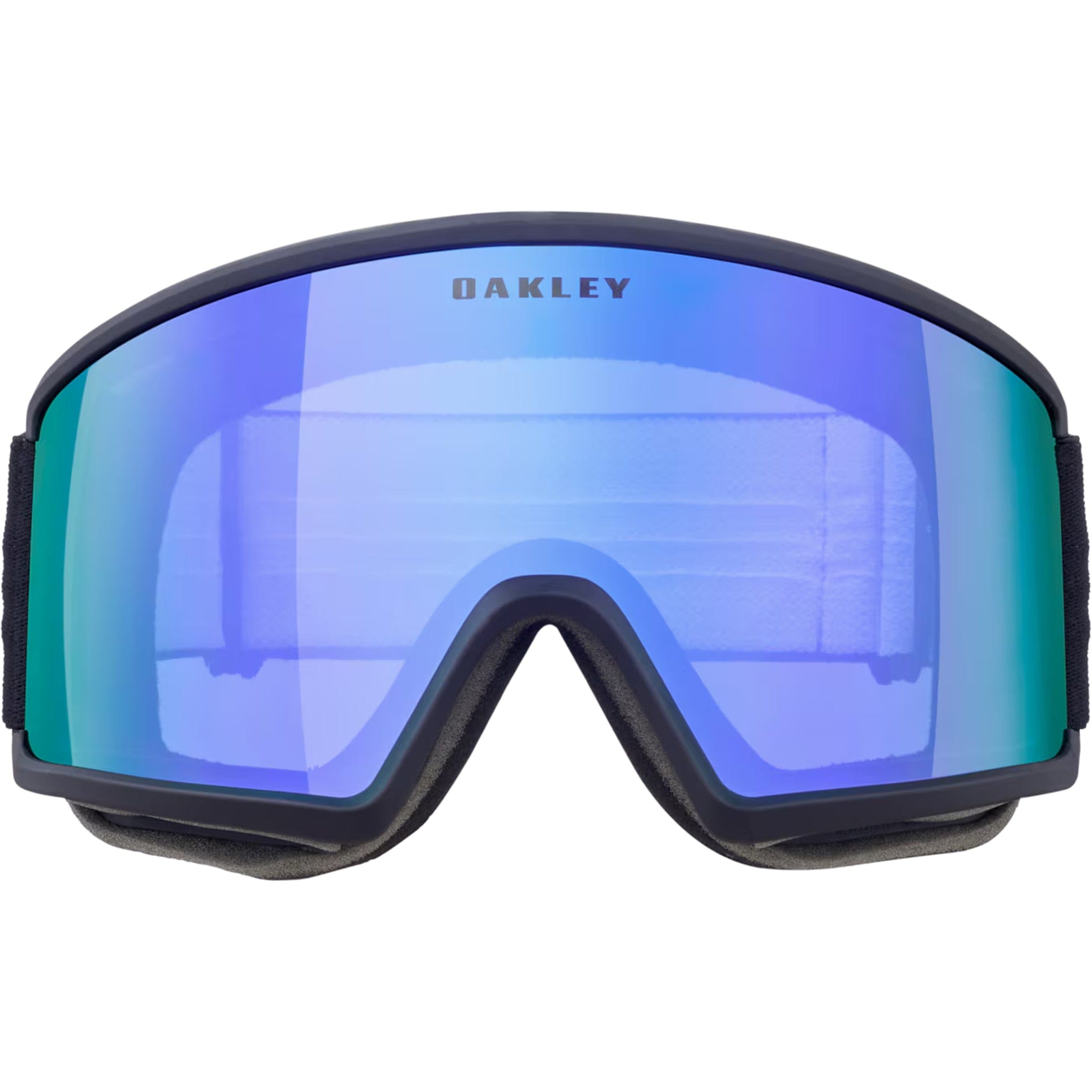 Oakley Target Line L Matte Black Violet Iridium Lens Goggles